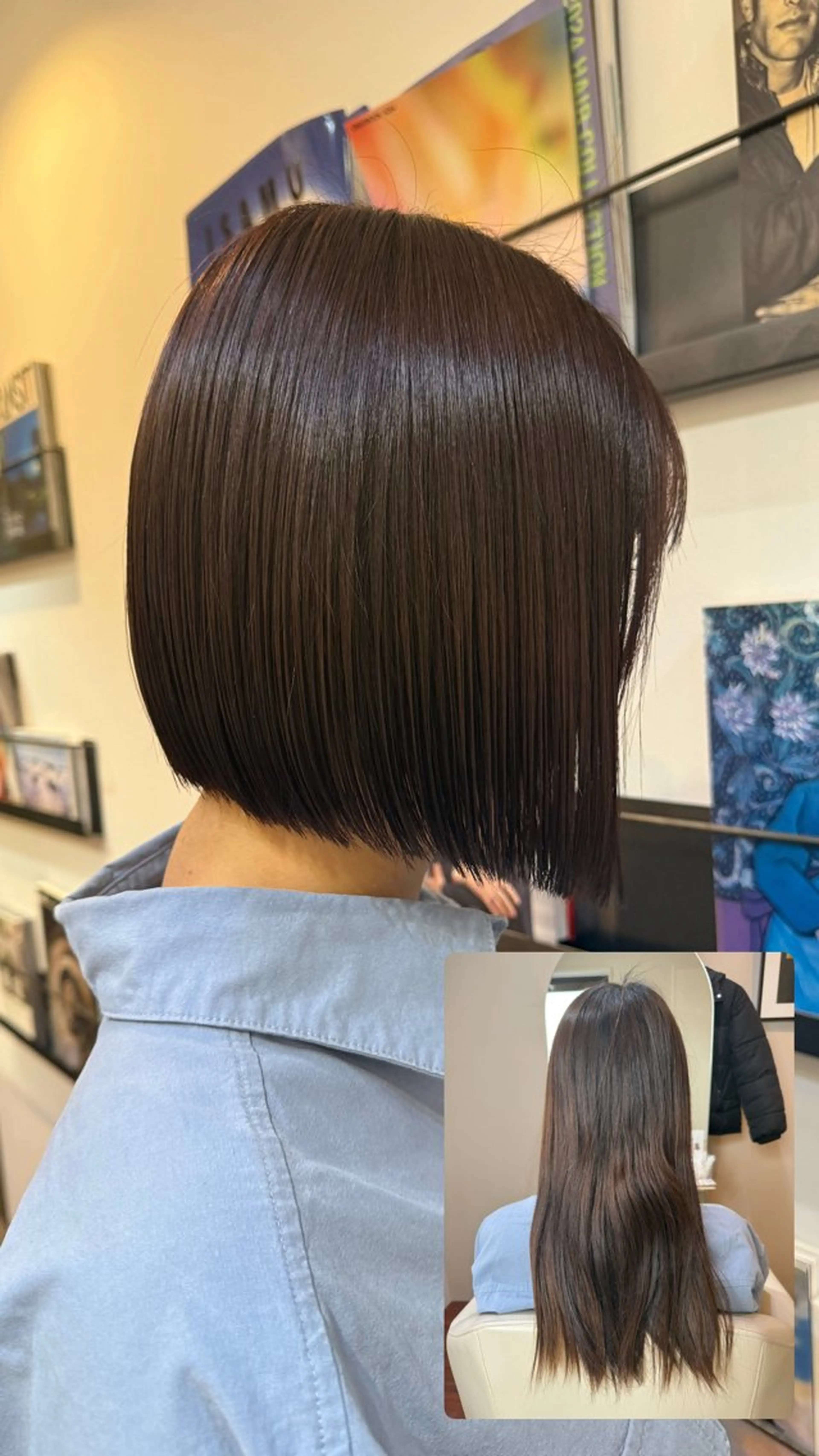 カラー ブラウンカラー ピンクカラー momo 札幌美容師のヘアスタイル