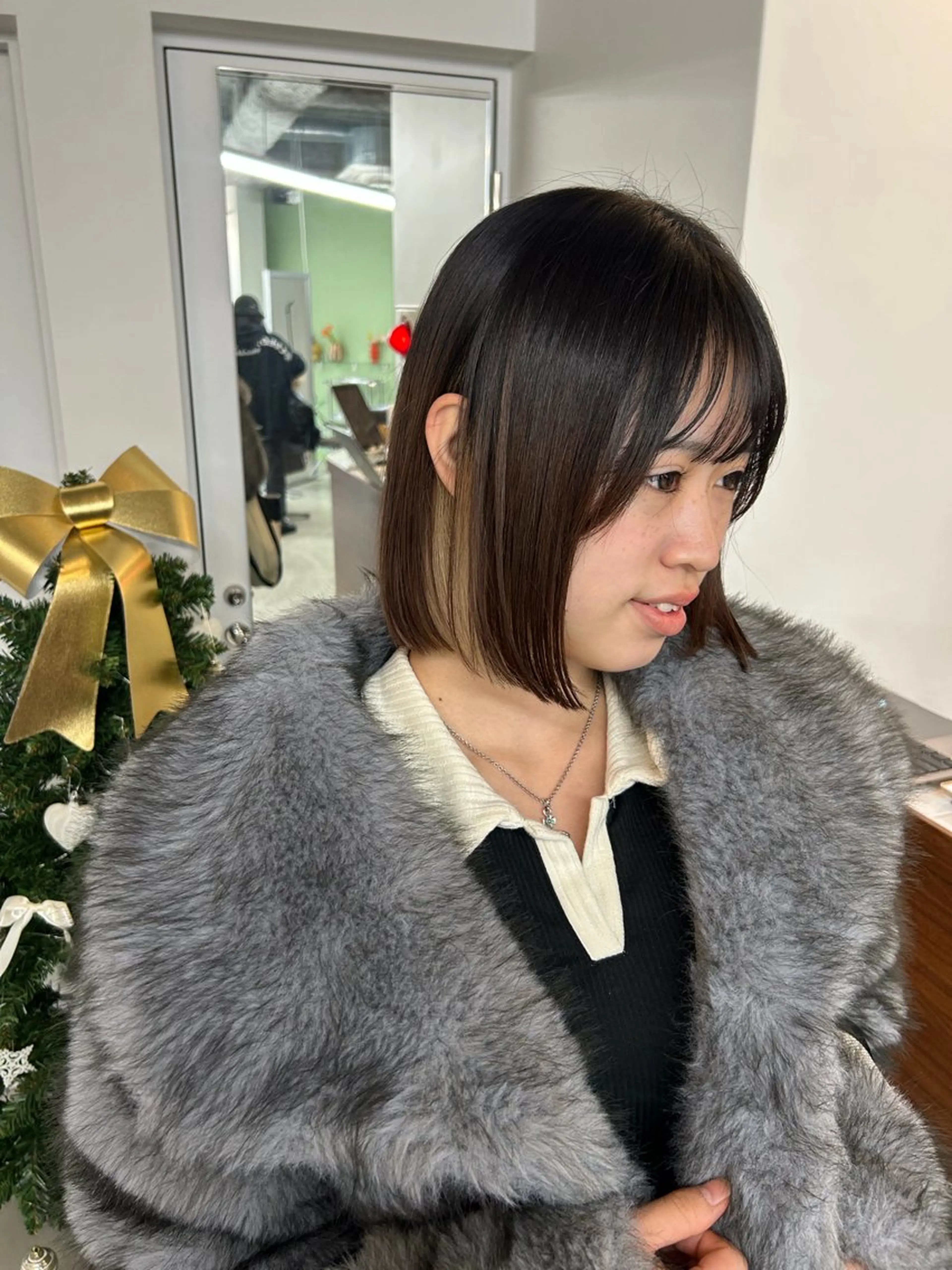 ミディアム カラー 大阪梅田/ イマムラミヅキのヘアスタイル