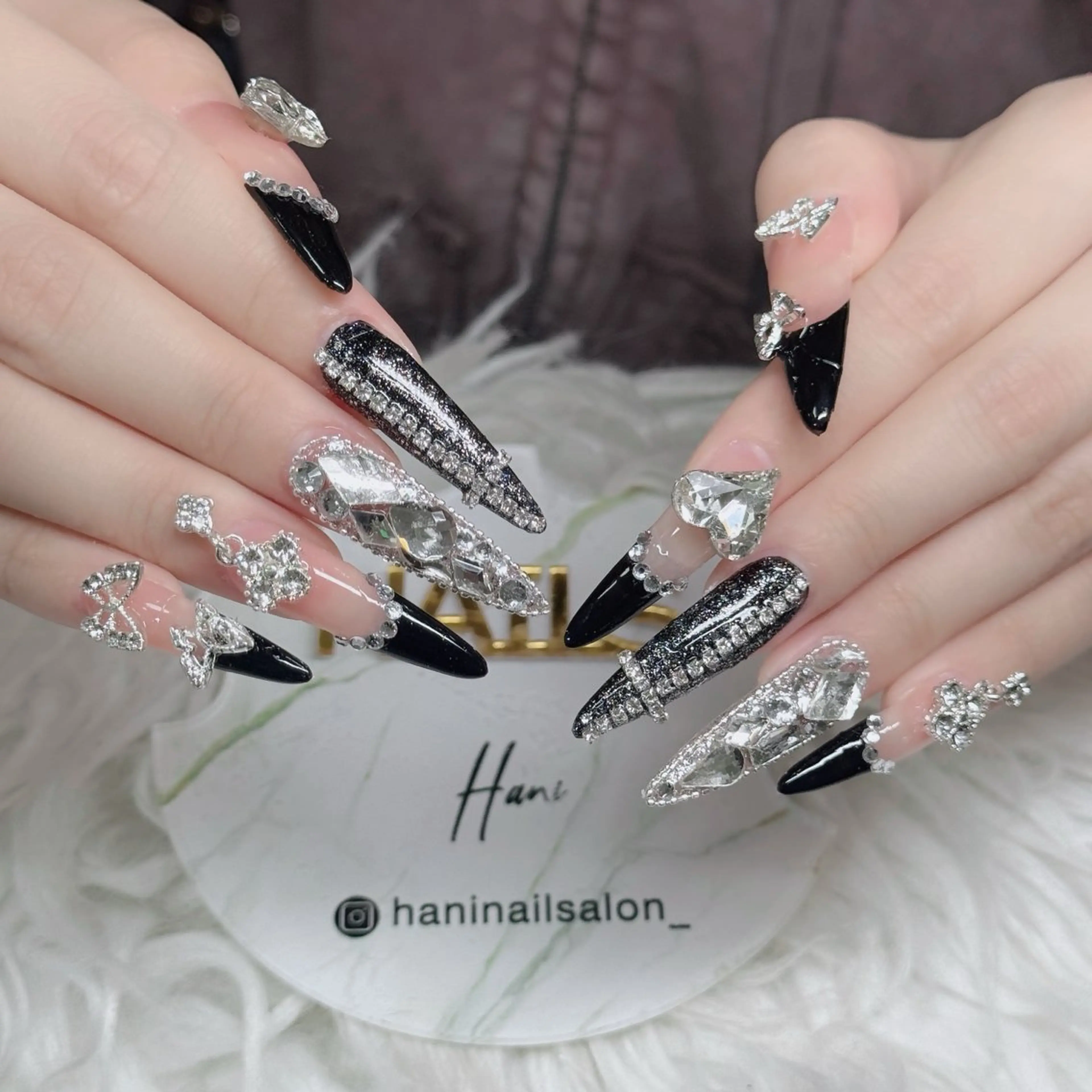 ネイル フットネイル フレンチネイル グラデーション 韓国ネイル ロングネイル ハンドネイル Hani Nail Salonのネイルデザイン