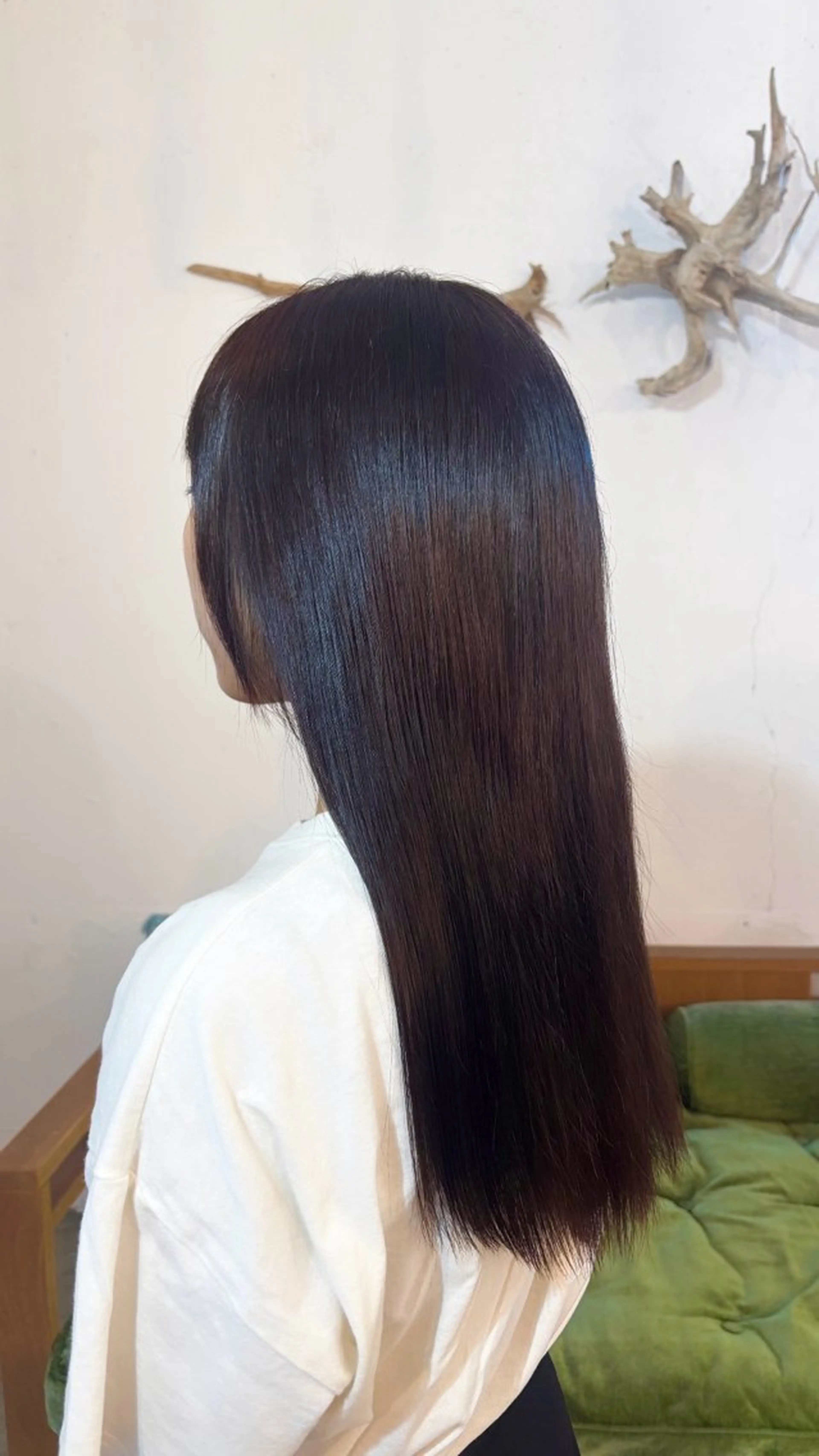 カラー ブラウンカラー ピンクカラー 直木 絵美のヘアスタイル