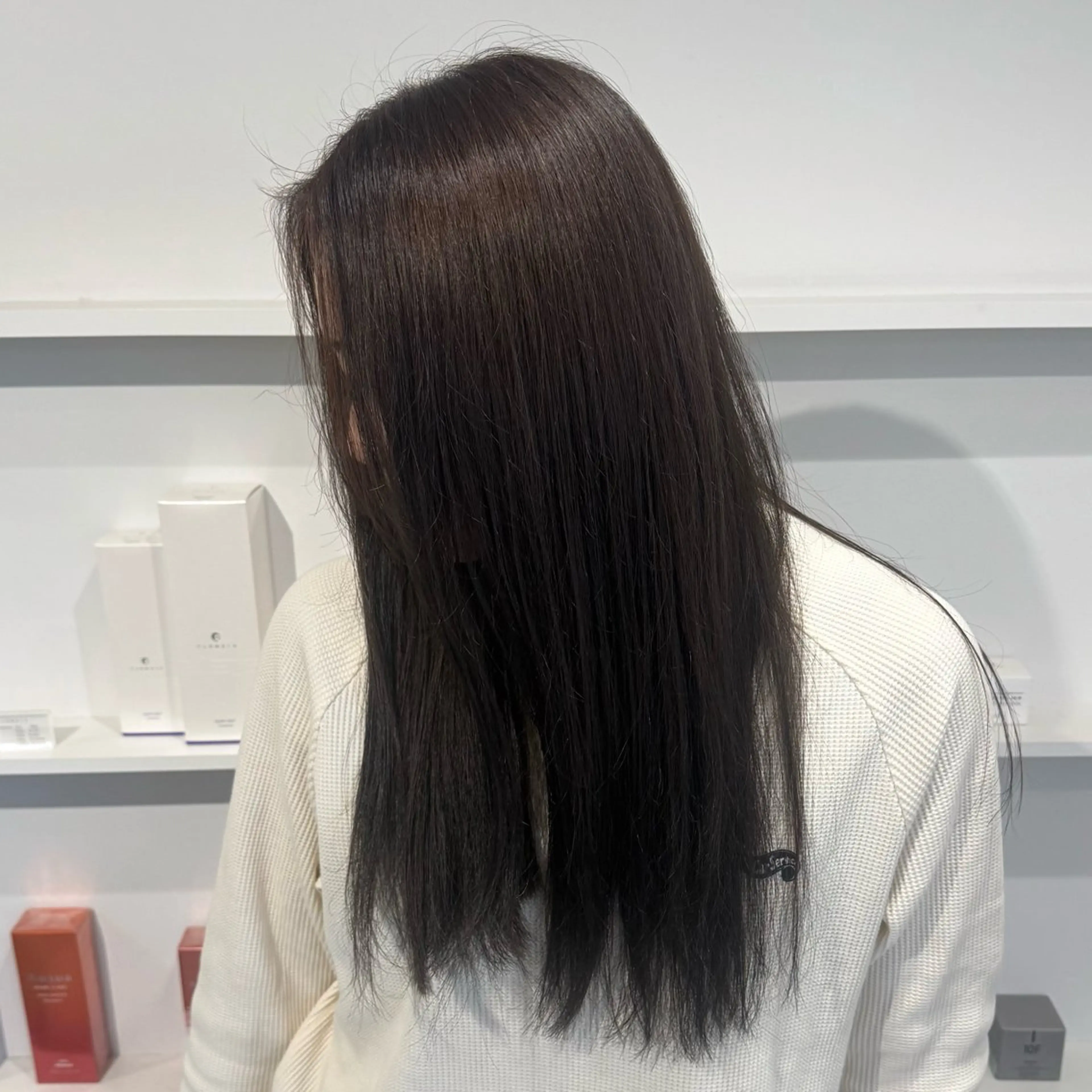 ロング カラー グレージュ ハイライトカラー ハイライト ブリーチモデル yumekaのヘアスタイル