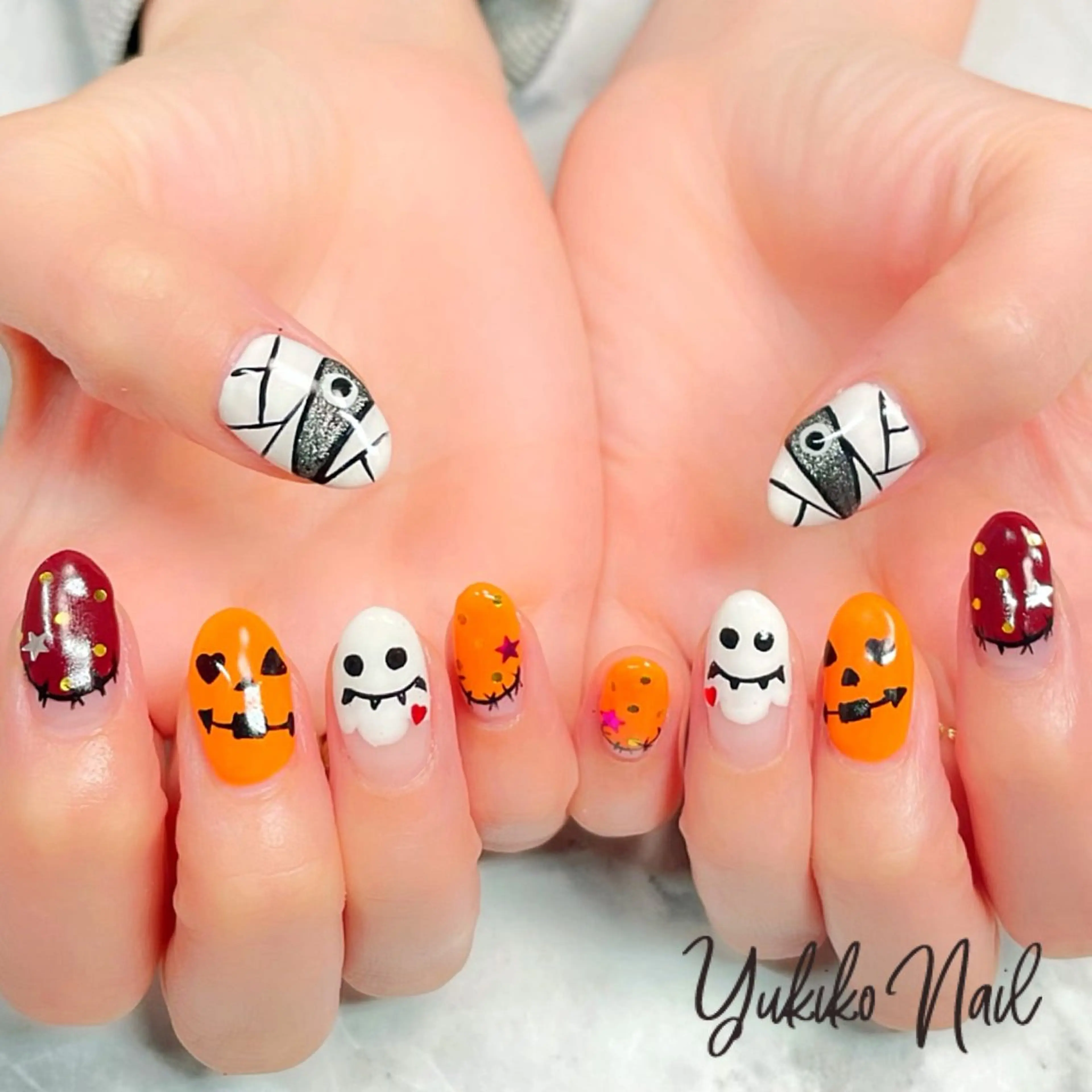 ネイル ハロウィン ユキコ ネイルのネイルデザイン