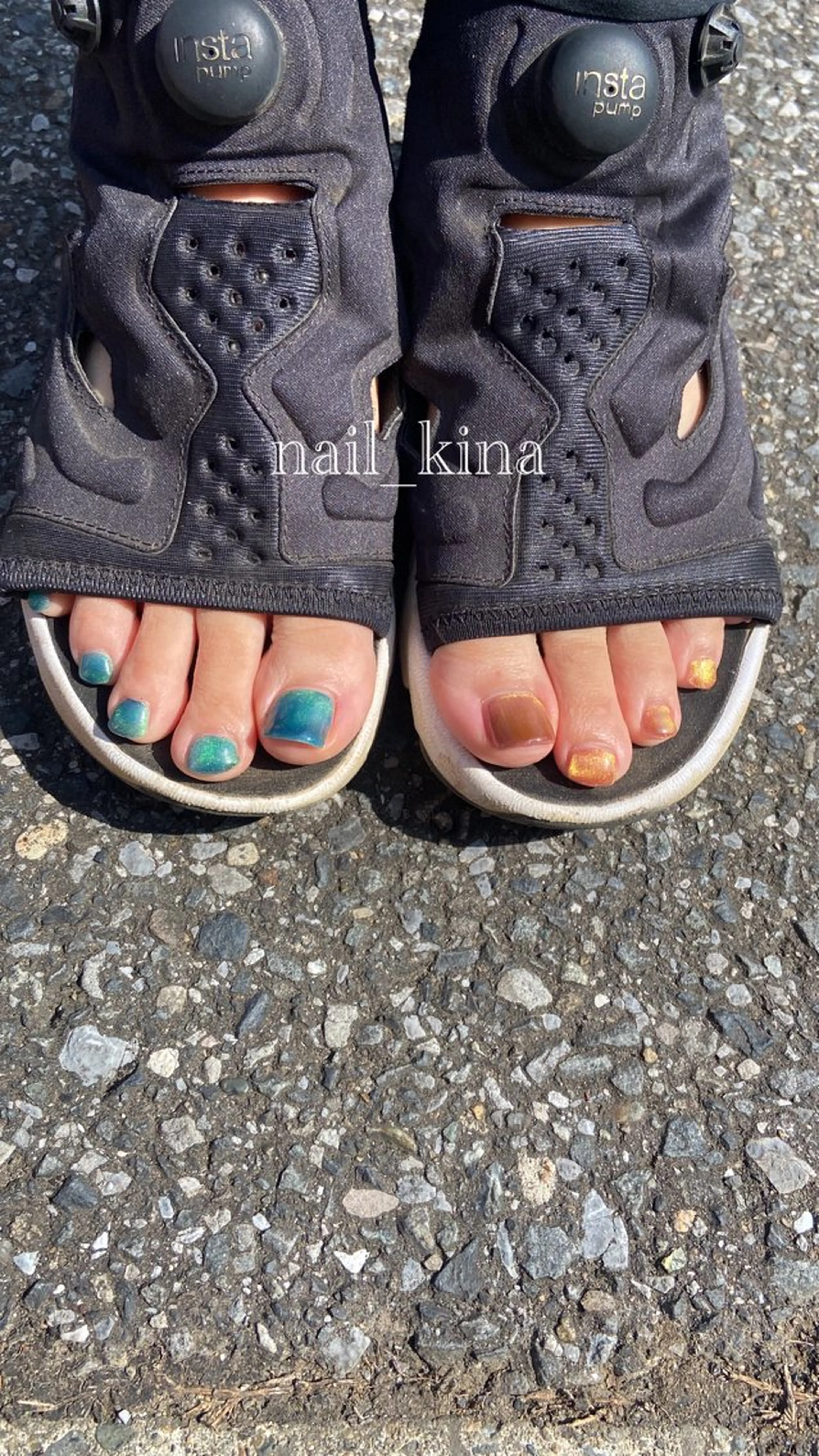 ネイル マグネットネイル nail_ kinaのネイルデザイン