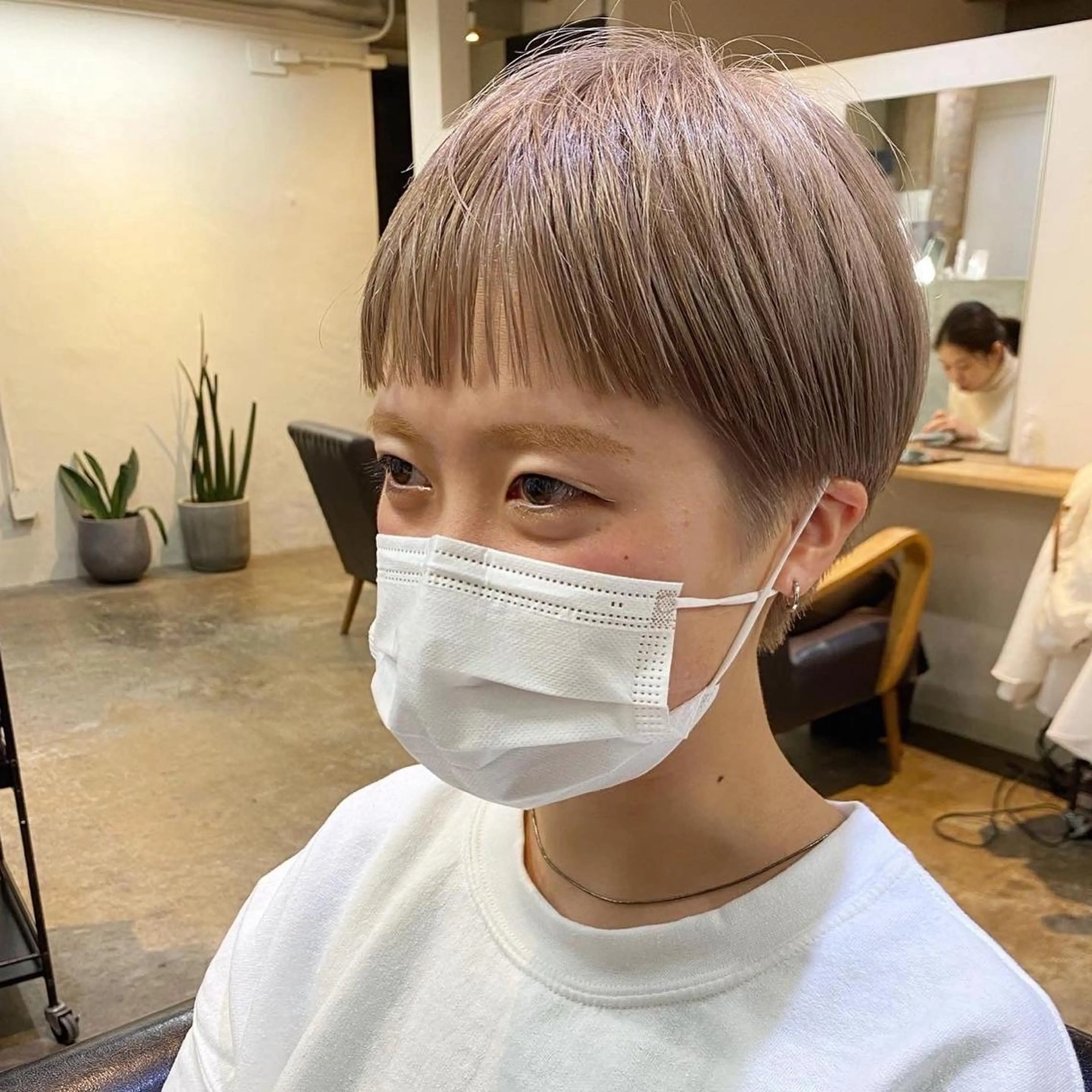 ショート カラー カット ヘアカラー トリートメント 坂本 裕介/パーマのヘアスタイル