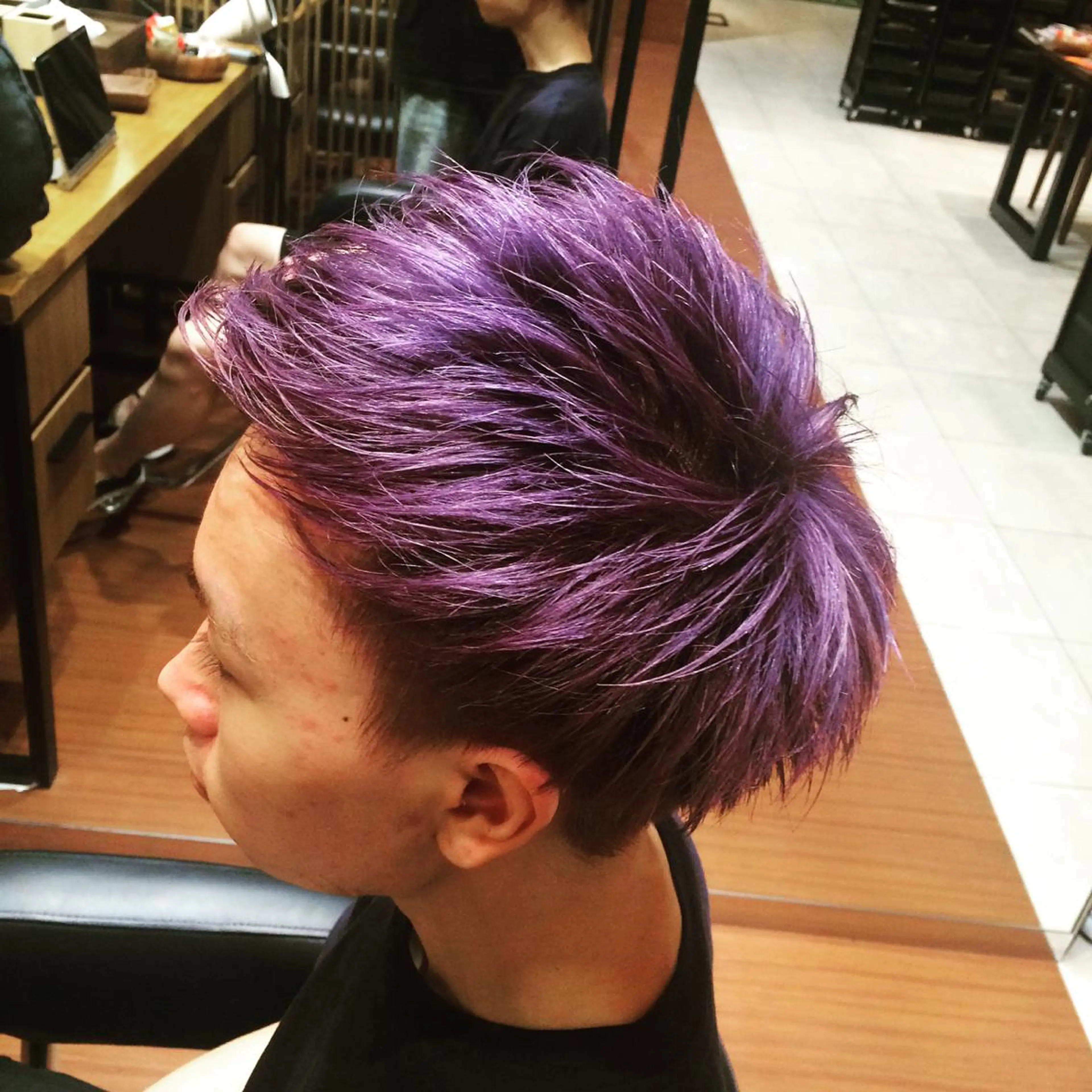 ショート カラー メンズ ダブルカラー 💈大人の渋髪💈 店長　大橋侑弥のヘアスタイル