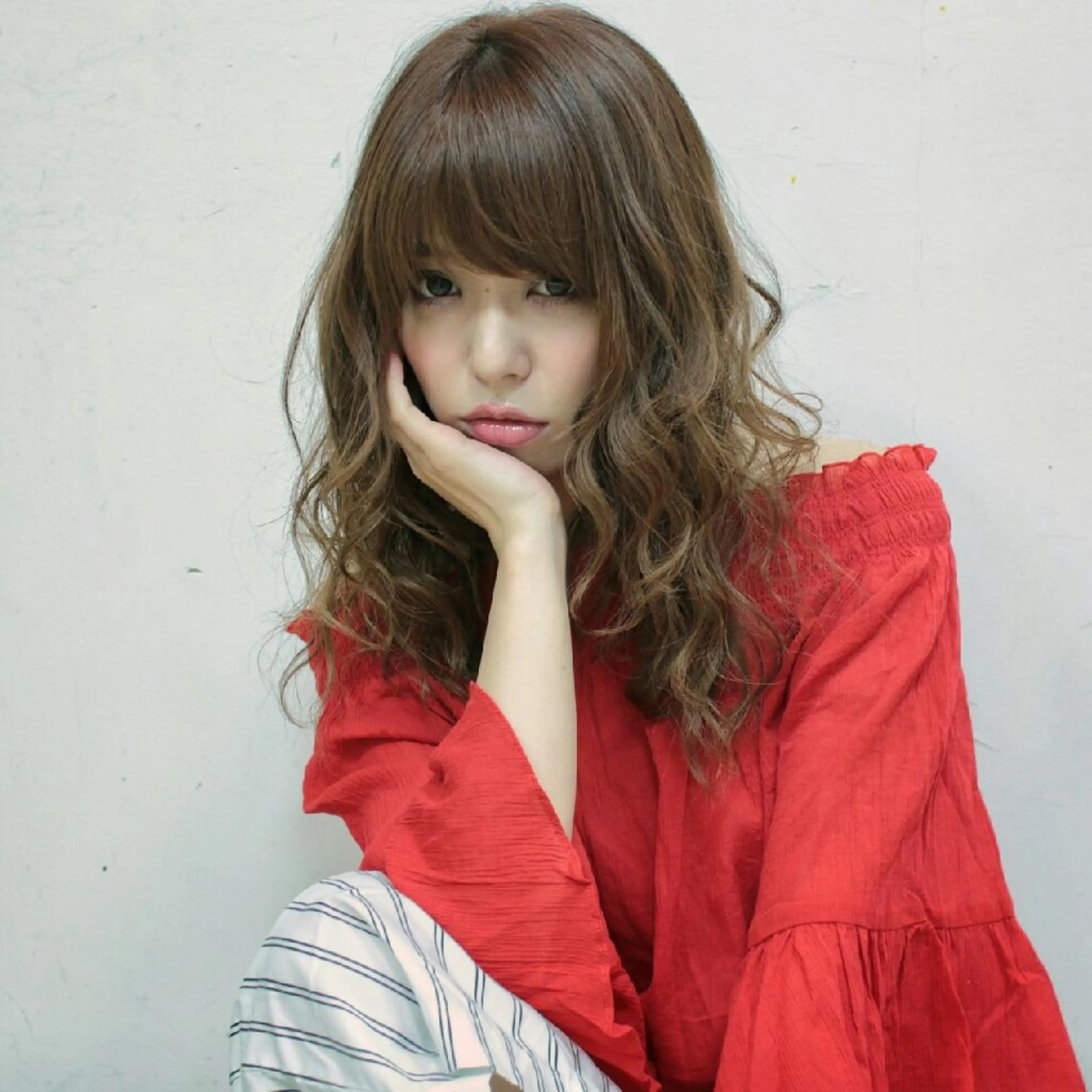 ロング 堀内 翔のヘアスタイル