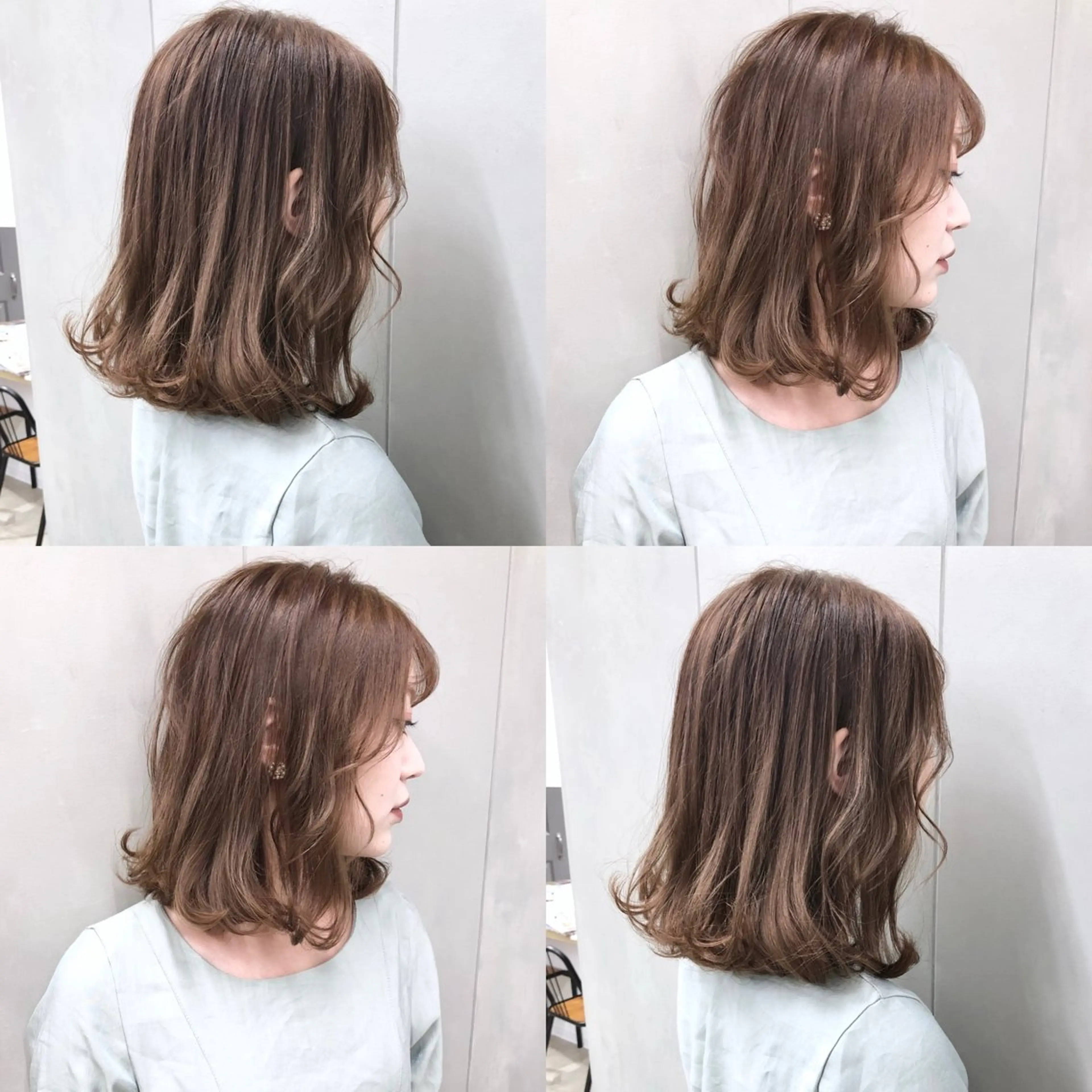 ミディアム カラー ブリーチ ケアブリーチ ダブルカラー イヤリングカラー グラデーションカラー ヘアカラー 艶カラー YOSHIMURAのヘアスタイル