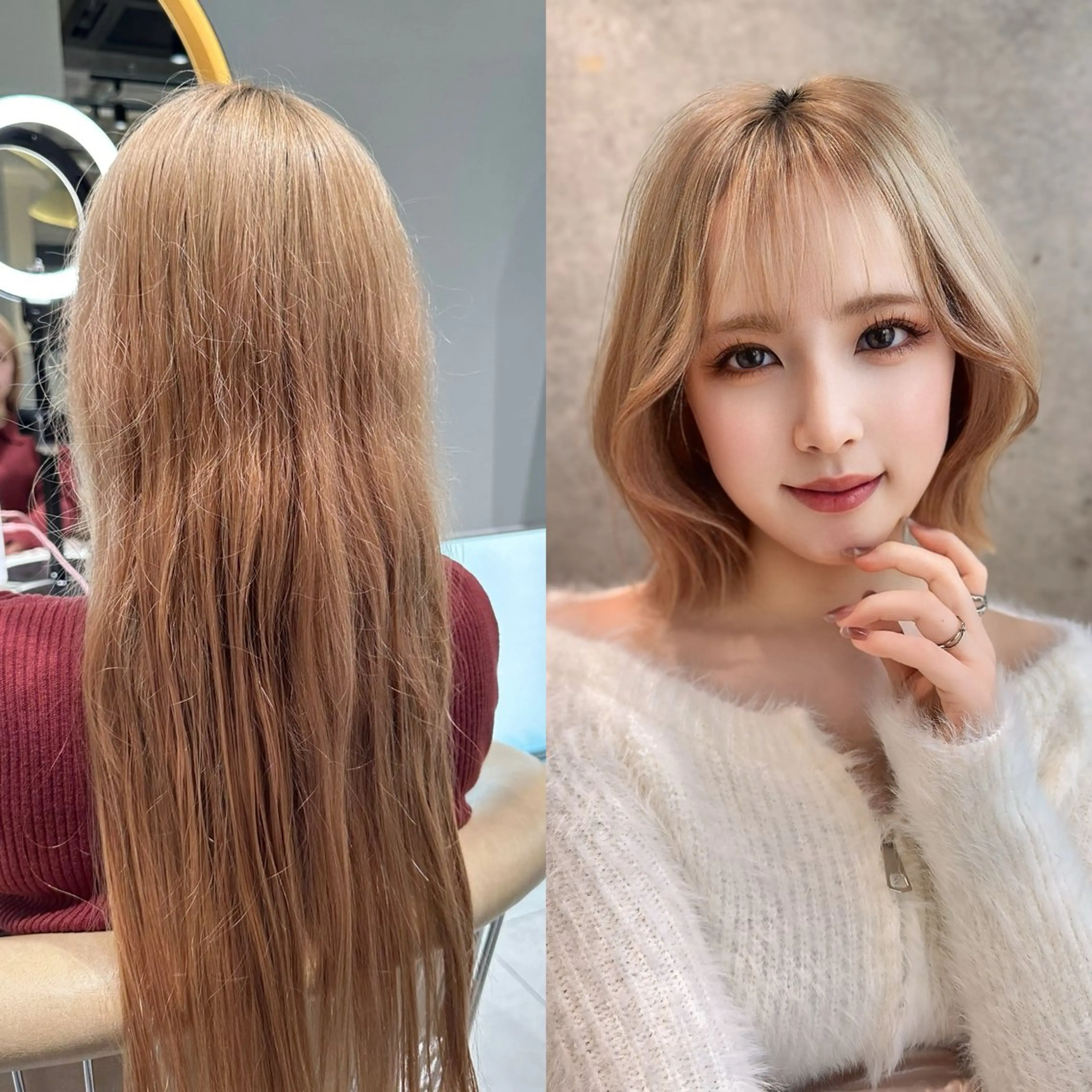 ミディアム カット 縮毛矯正 トリートメント ✨髪質改善特化✨副 店長椎葉信乃介のヘアスタイル