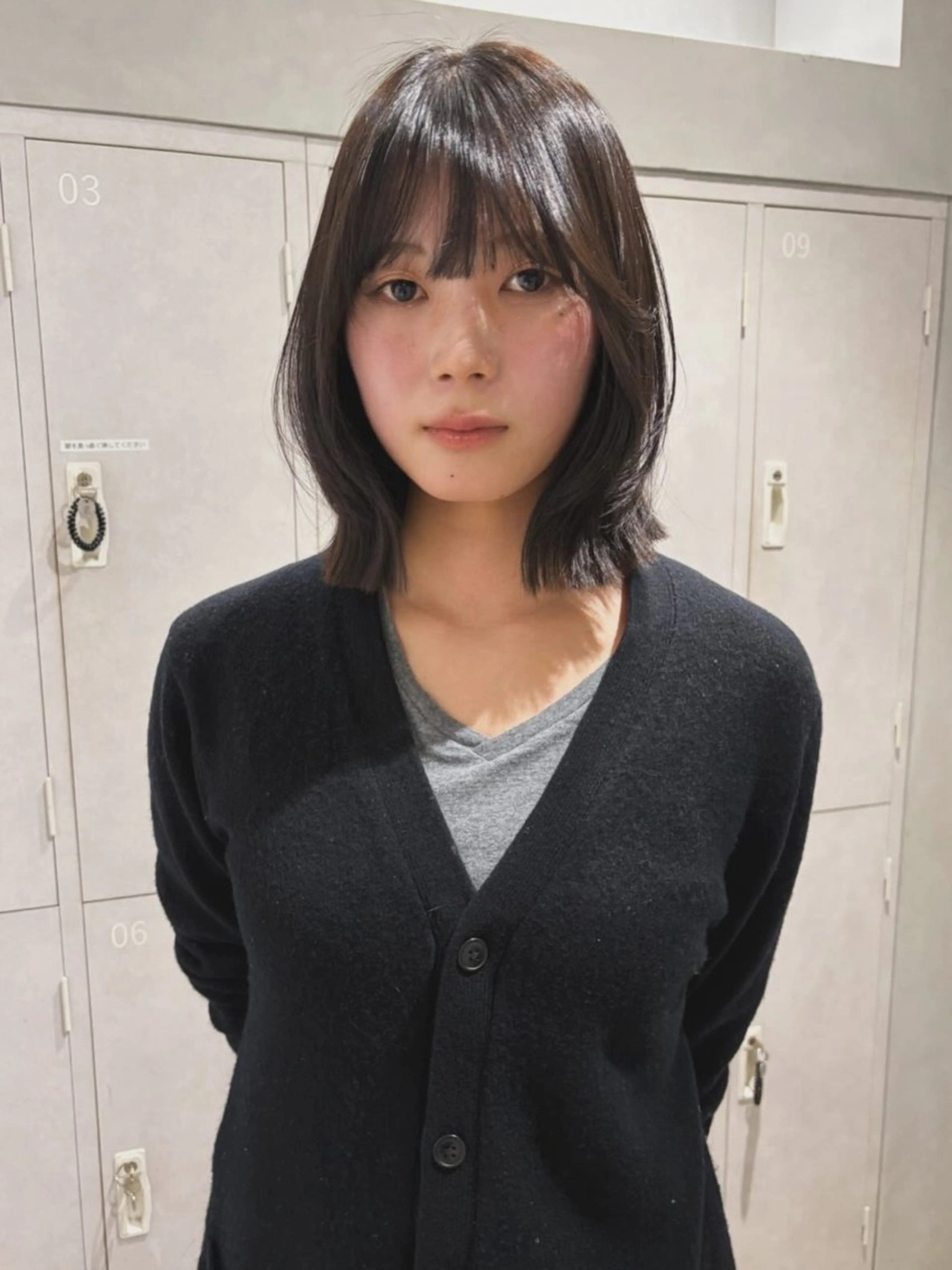 ミディアム ボブレイヤー ボブ レイヤーカット カット トリートメント Juna✂️ レイヤー / ボブのヘアスタイル