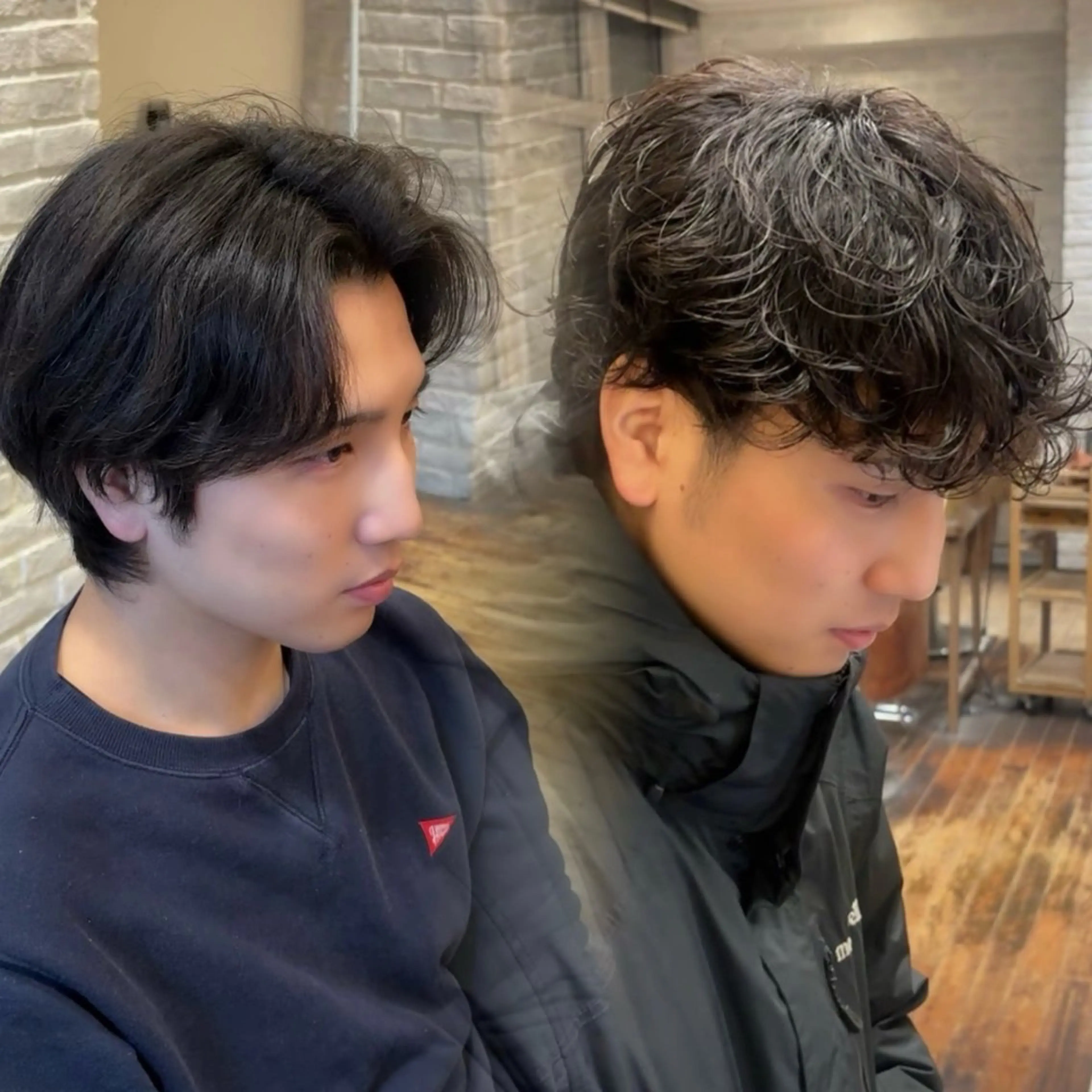 パーマ メンズ カット パーマ 【メンズ特化美容師】 RYO／梅田の眉毛・アイブロウイメージ
