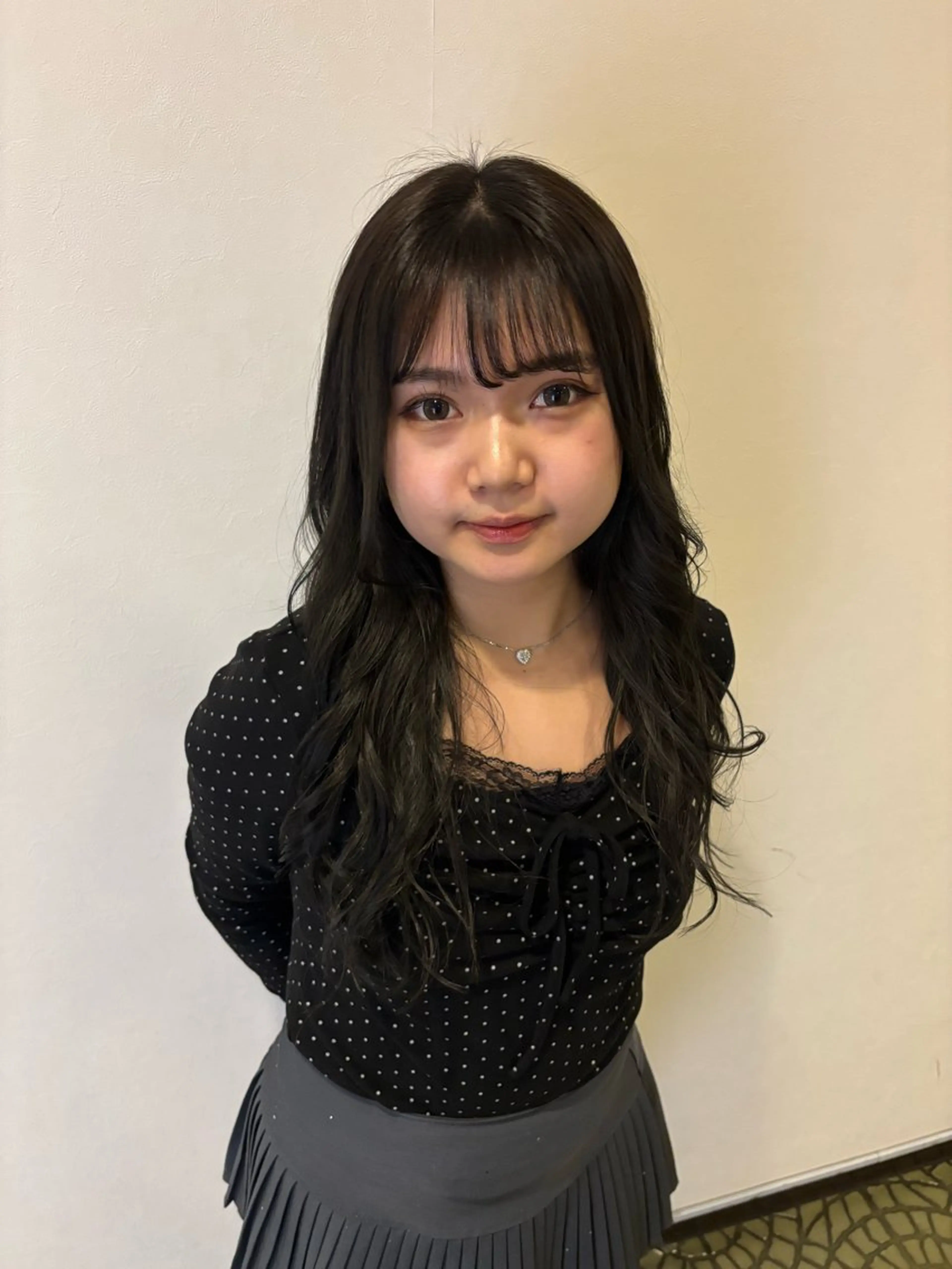 ロング カラー 透明感カラー ヘアカラー 金井 海月のヘアスタイル