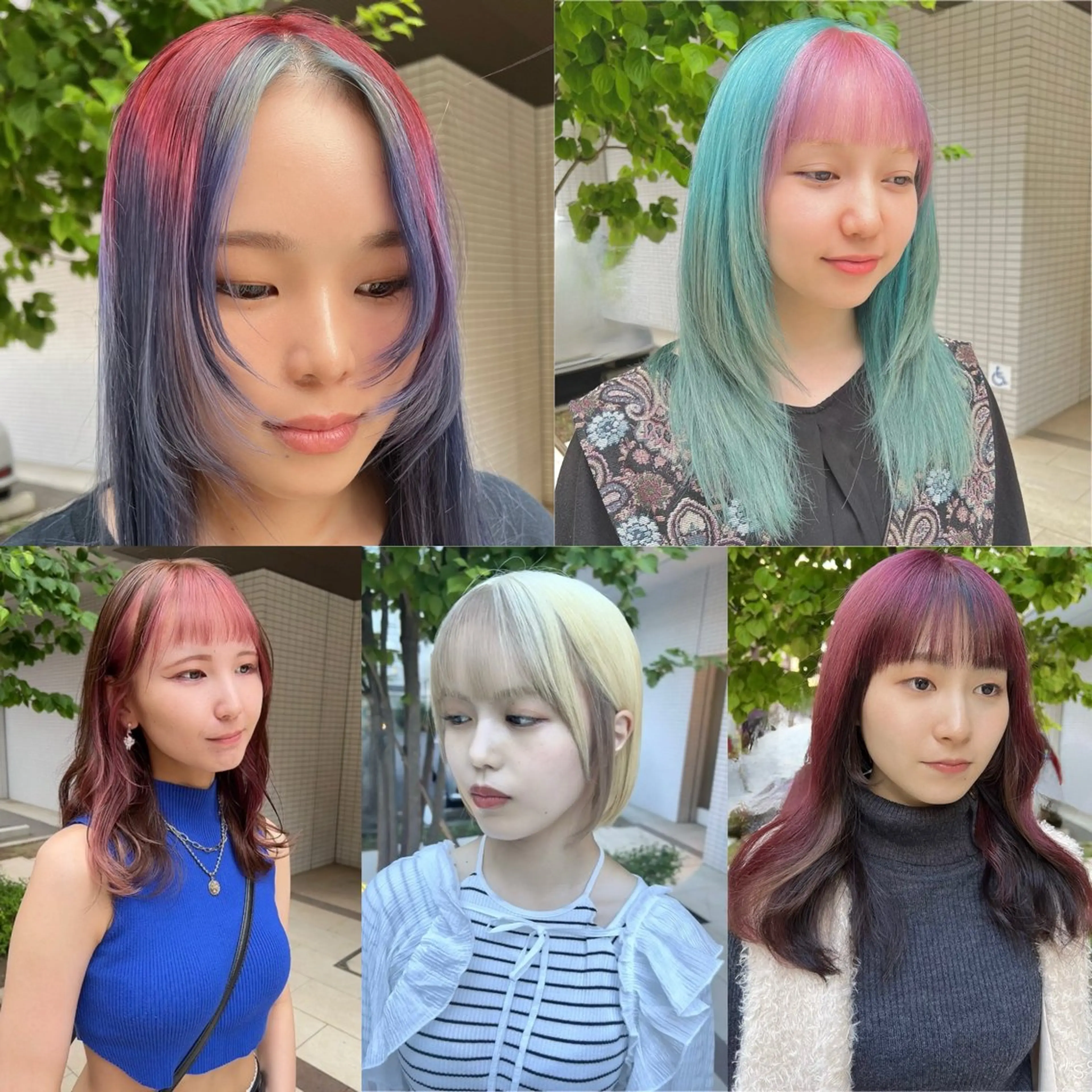 ミディアム カラー デザインカラー ハイトーンカラー 💎透明感カラー特化 💎TAISEIのヘアスタイル