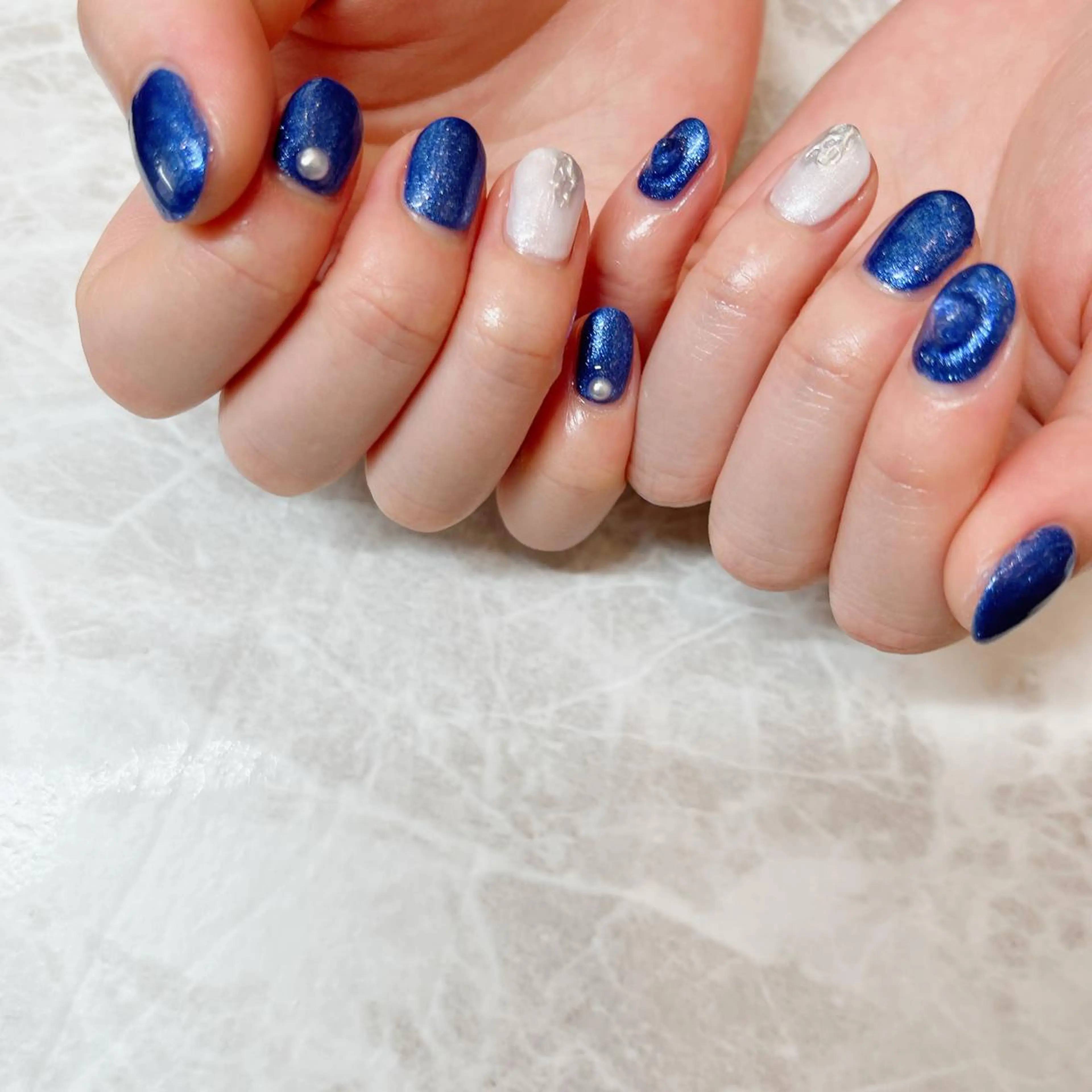 ネイル ラメ(グリッター) 関谷 真登佳のネイルデザイン