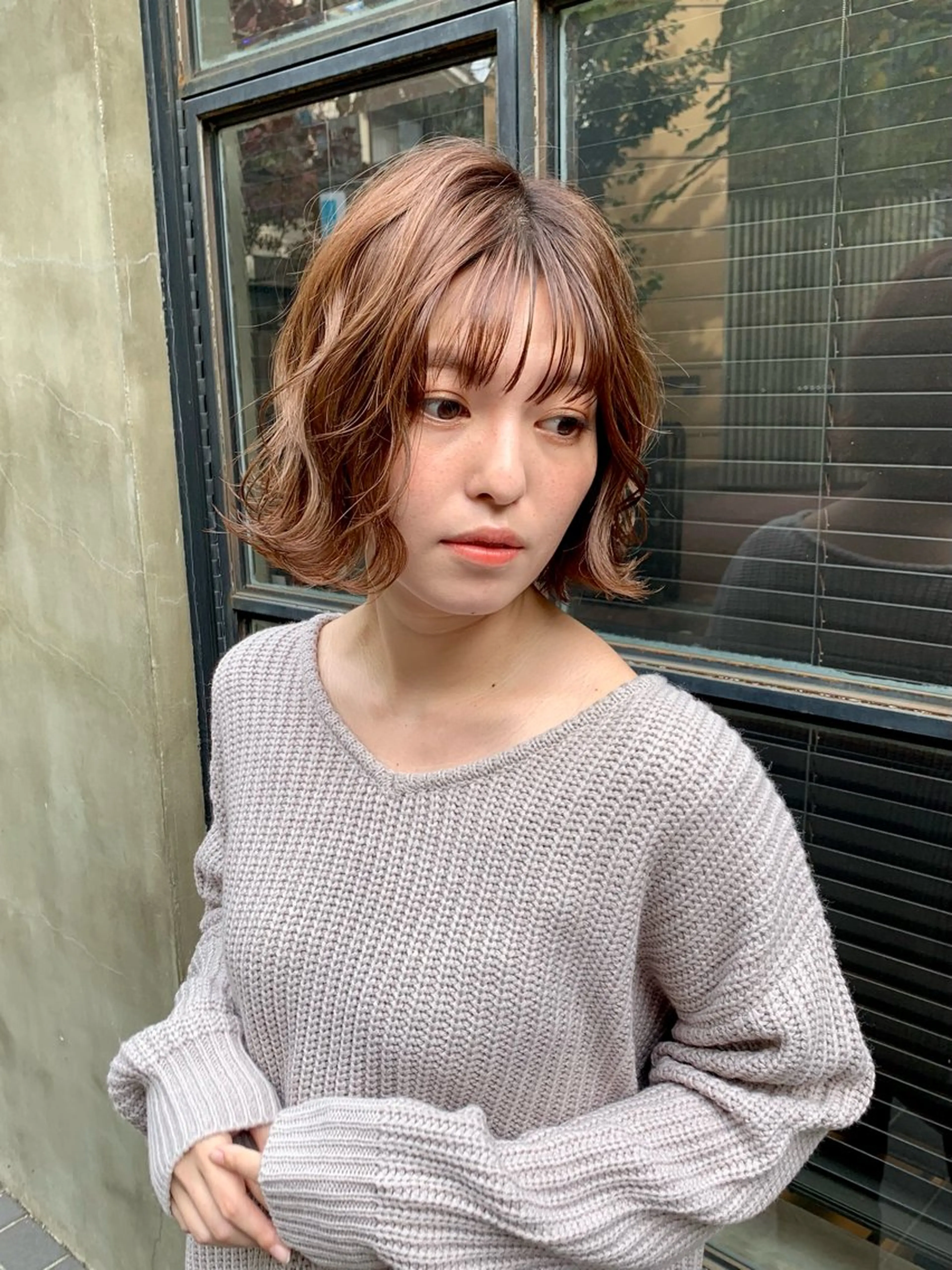 ショート カラー ブリーチ ダブルカラー ハイライトカラー 韓国風カラー ブリーチなしカラー カット ヘアカラー トリートメント ヘッドスパ ✨艶髪✨透明感✨ 山内大樹のヘアスタイル