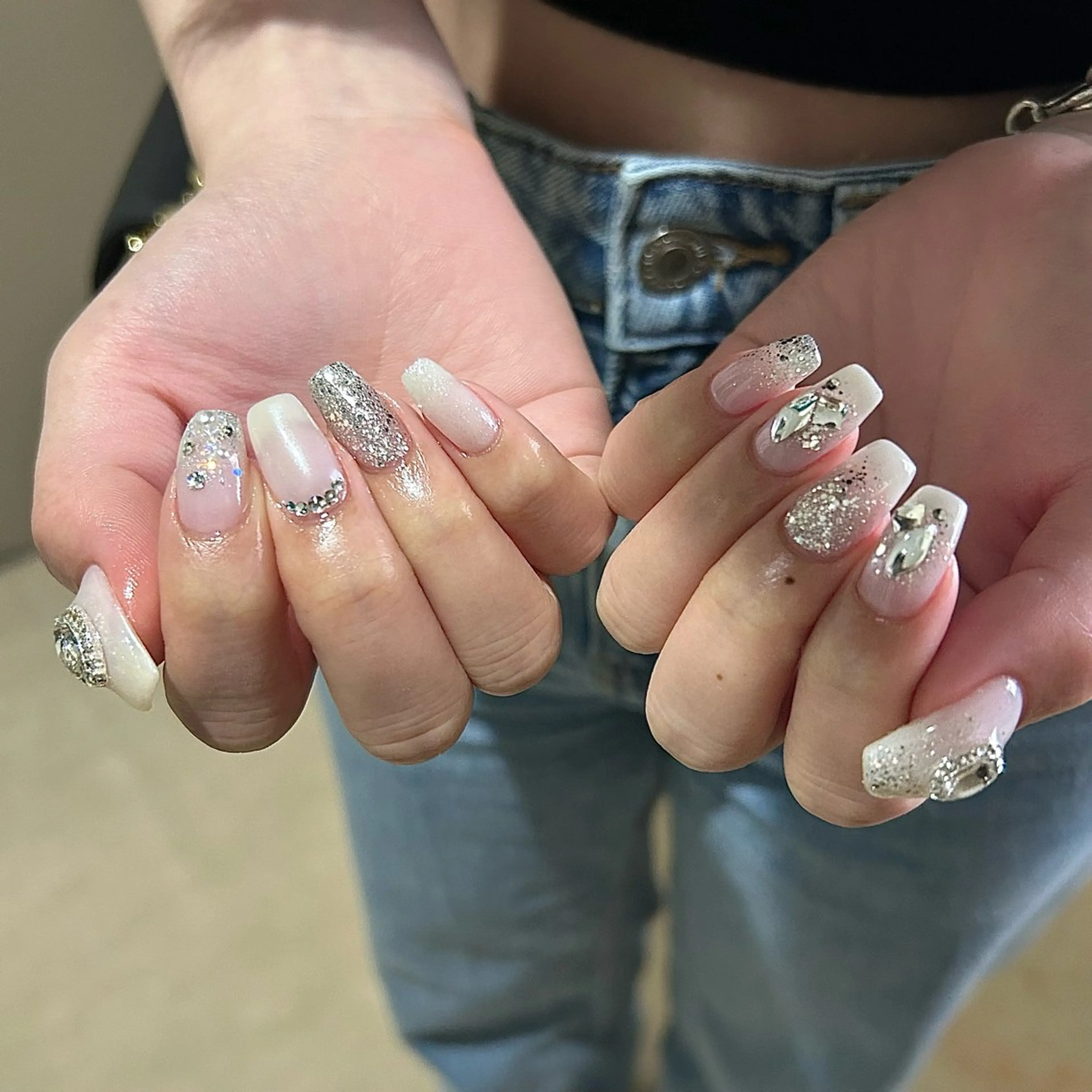 ネイル パラあり！フィルイン 美フォルムのネイルデザイン