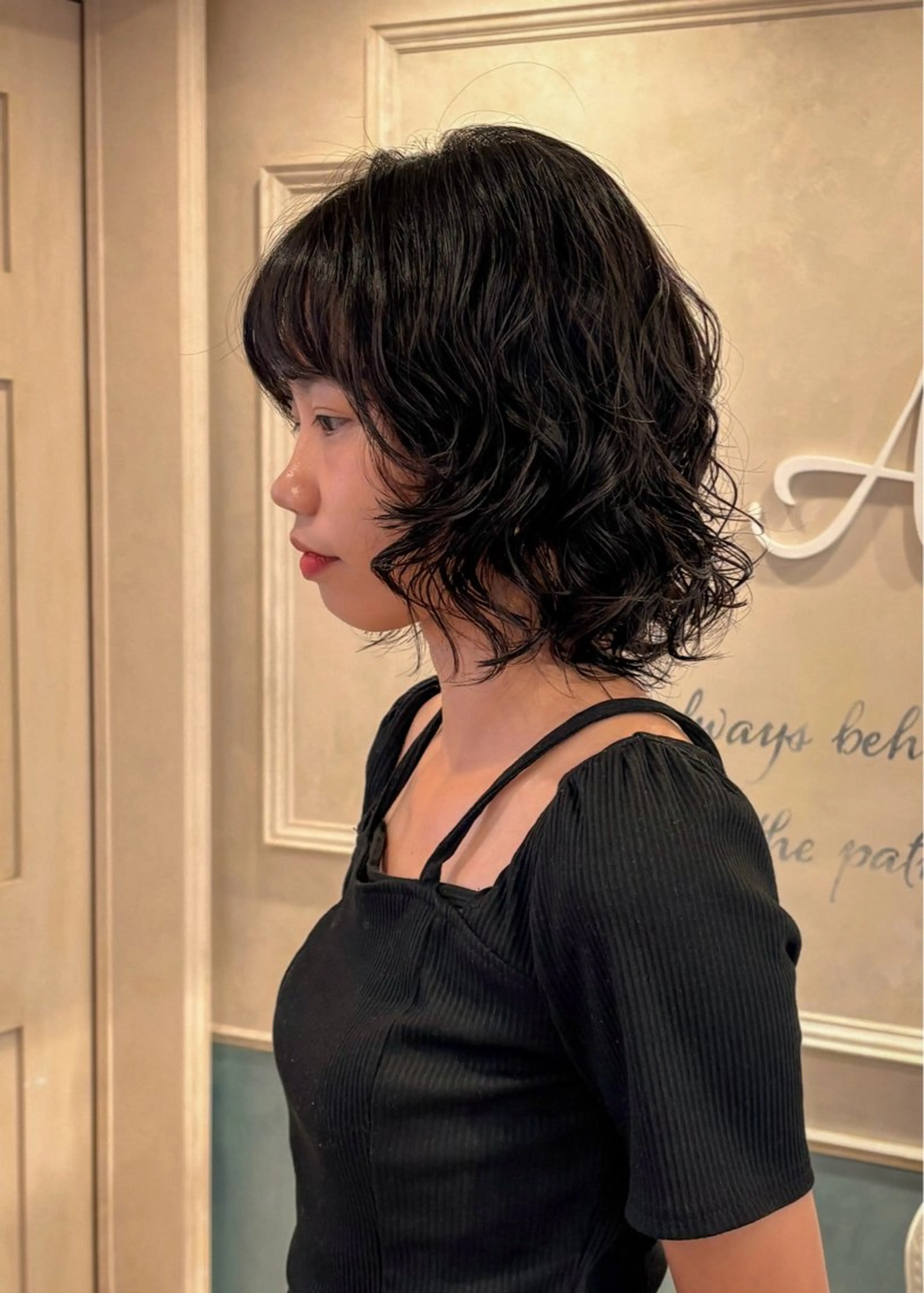 ショート パーマ カット パーマ グレージュ|くすみ× 透明感|kazutoのヘアスタイル