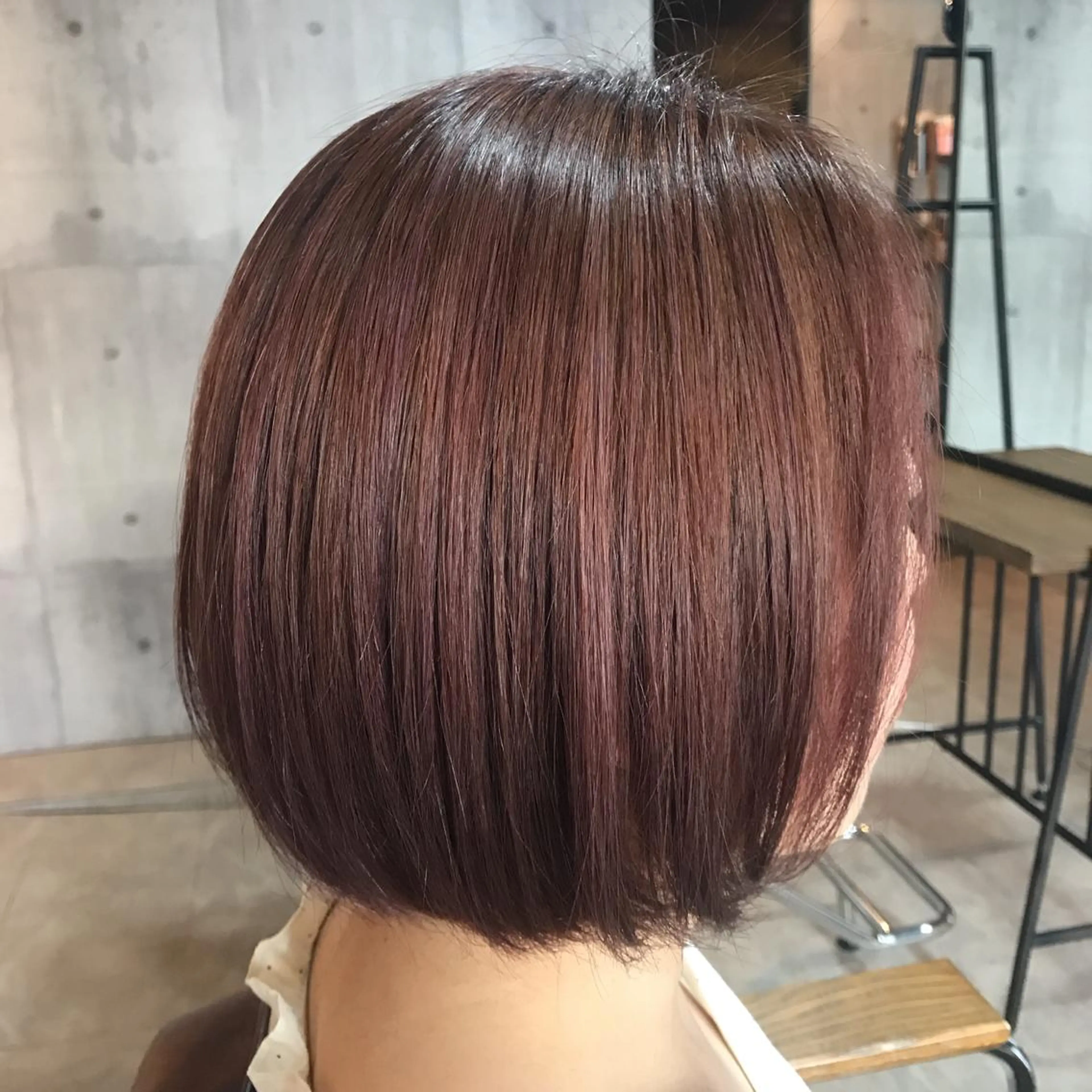 ミディアム カラー ラベンダーカラー ピンクカラー ピンクラベンダー 髪質改善TR 透明感カラーHanaのヘアスタイル