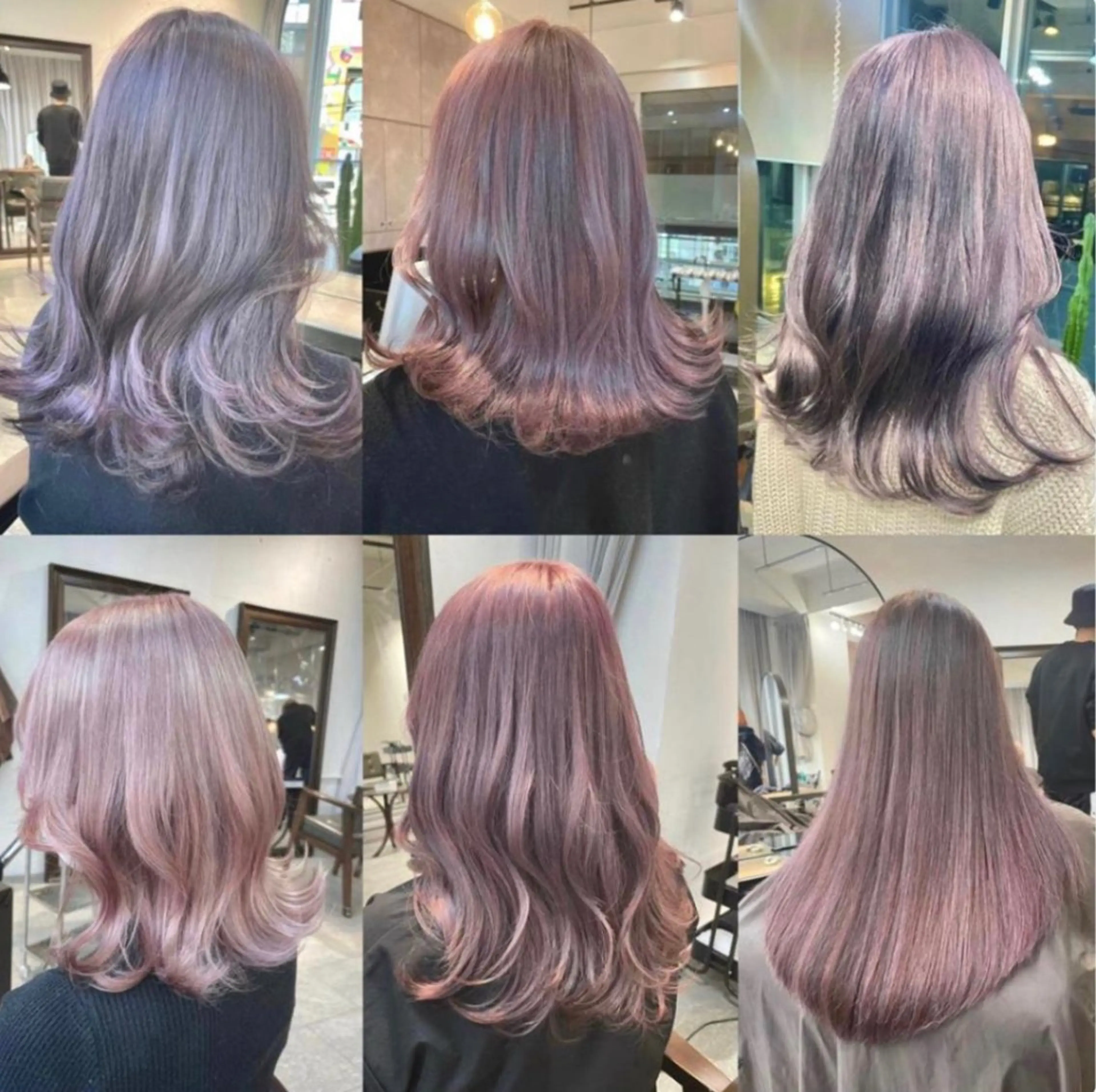 セミロング カラー ヘアカラー 🌹TikTok4万 フォロワー🌹AKIのヘアスタイル