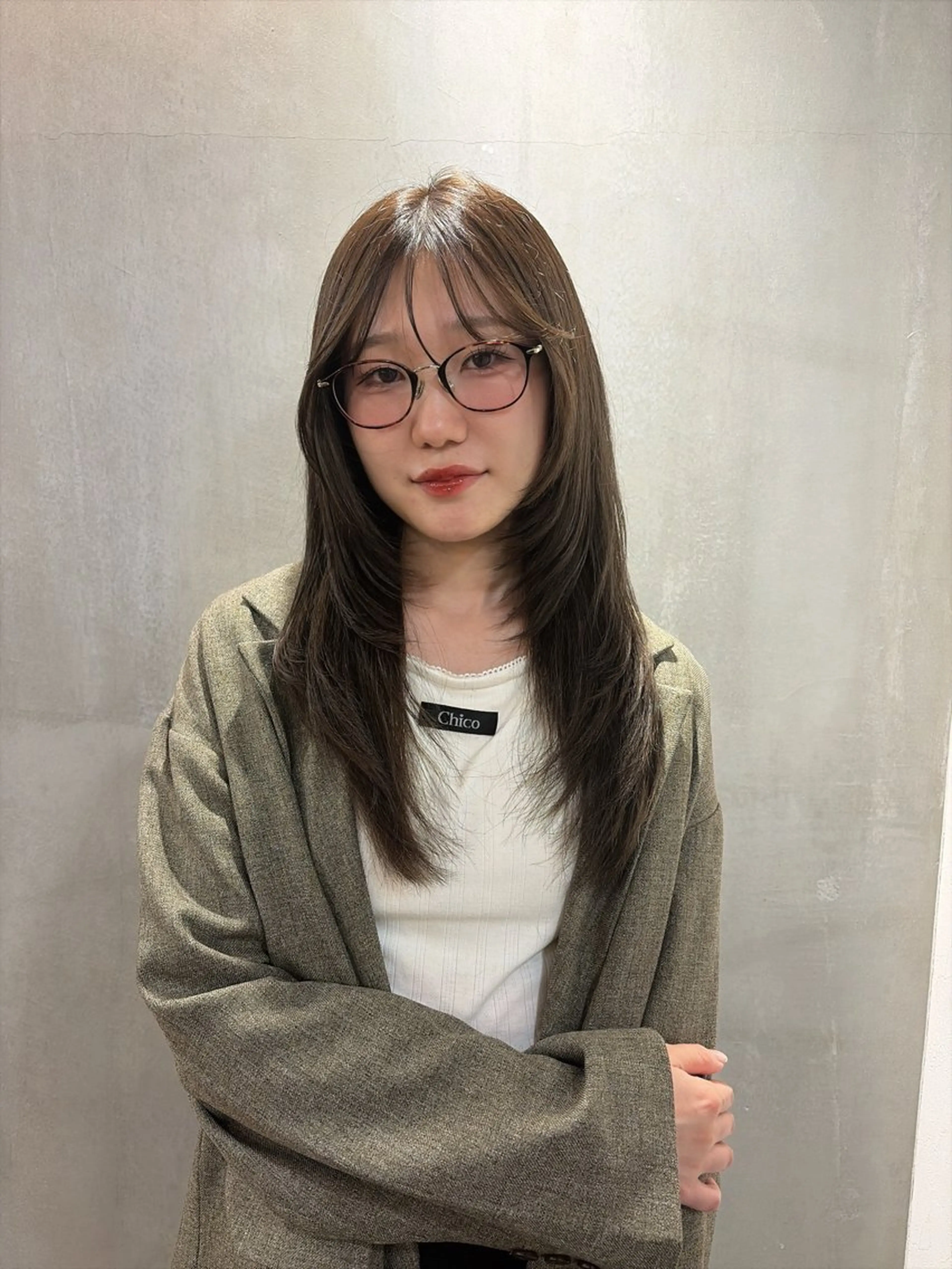 ロング ヘアカラー トリートメント 🤎透明感ツヤカラー Chinatsu🤎のヘアスタイル