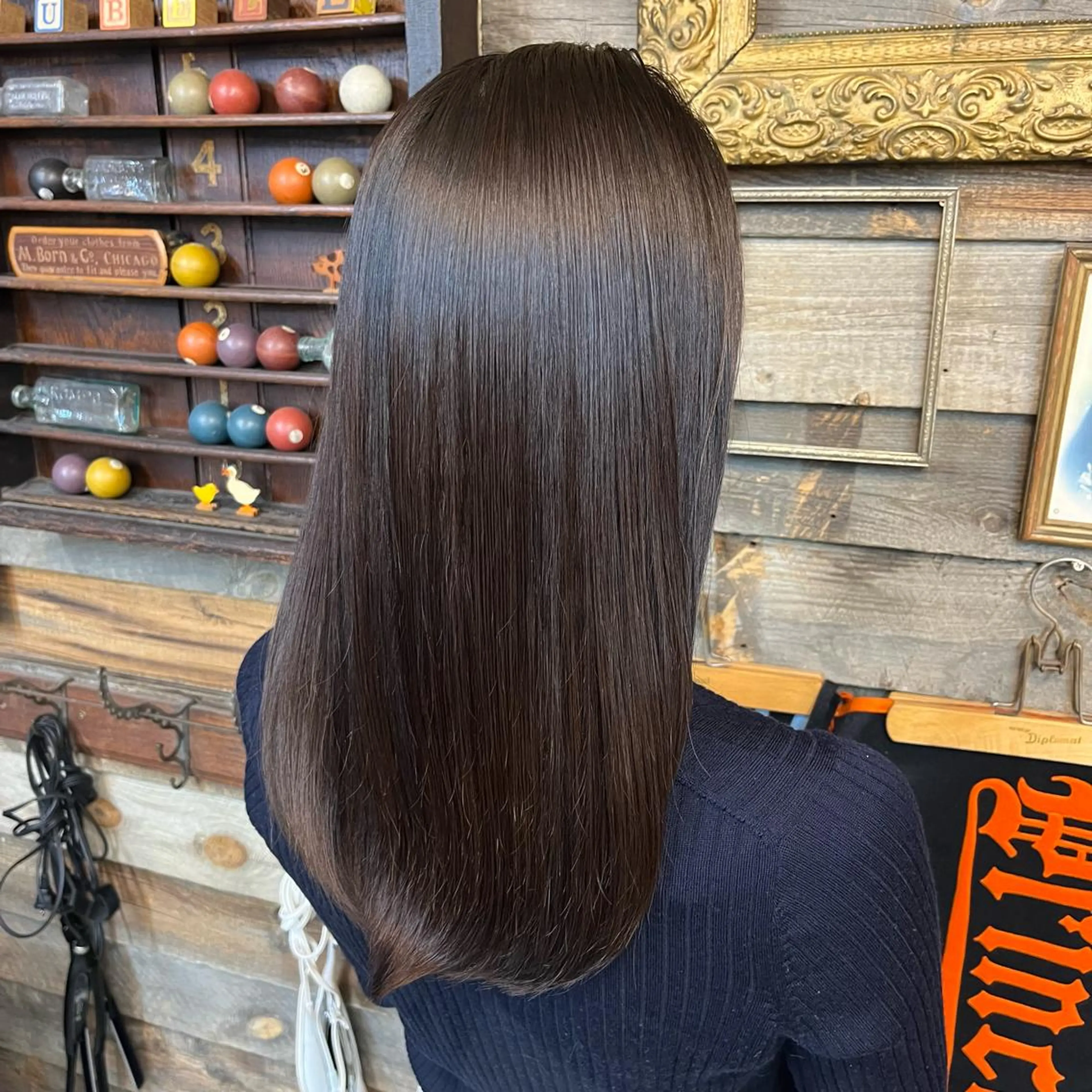 ロング カラー ブラウンカラー ナチュラルブラウン ヘアカラー RuBell所属・川崎 かなでのヘアスタイル