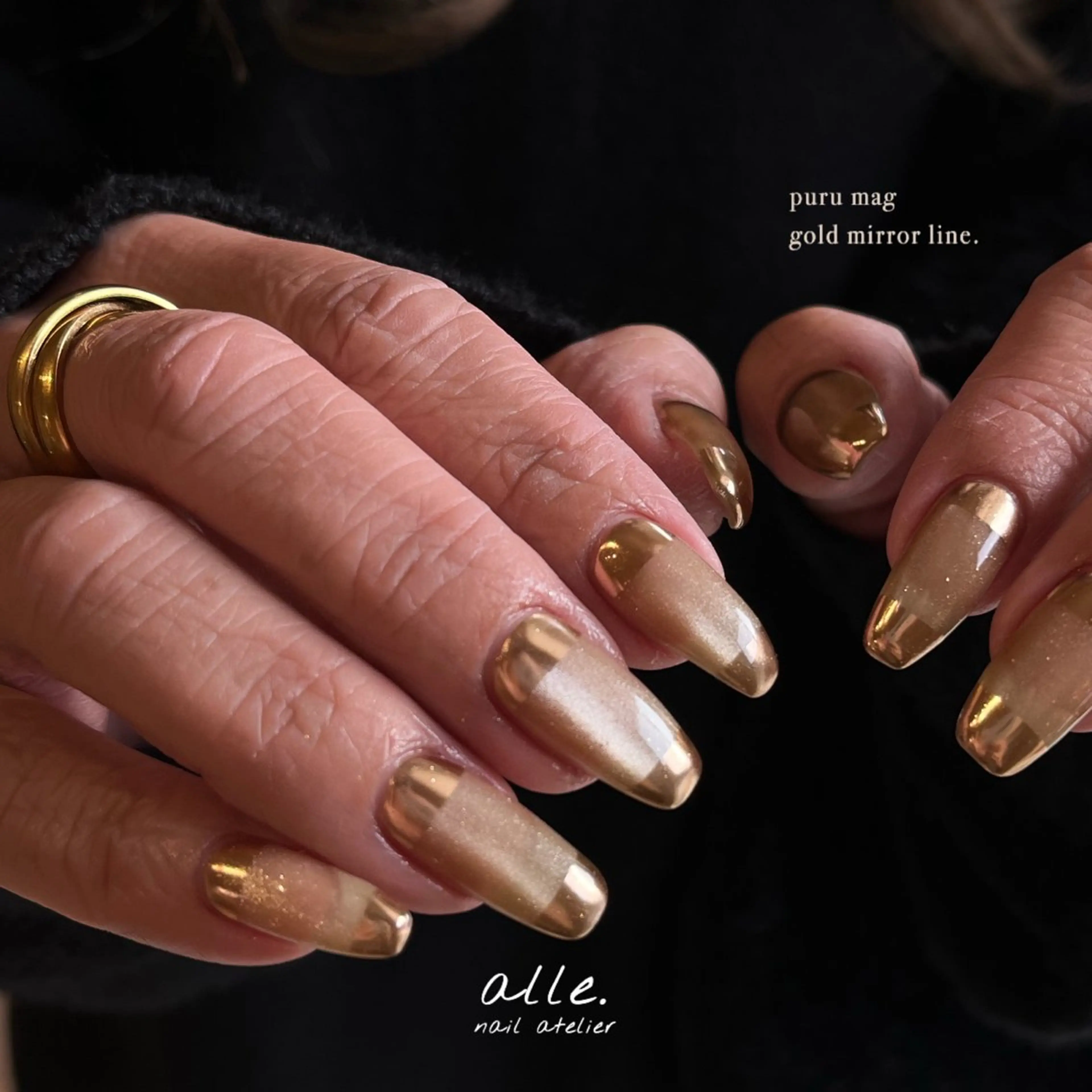 ネイル ハンドネイル atelier alle.のネイルデザイン