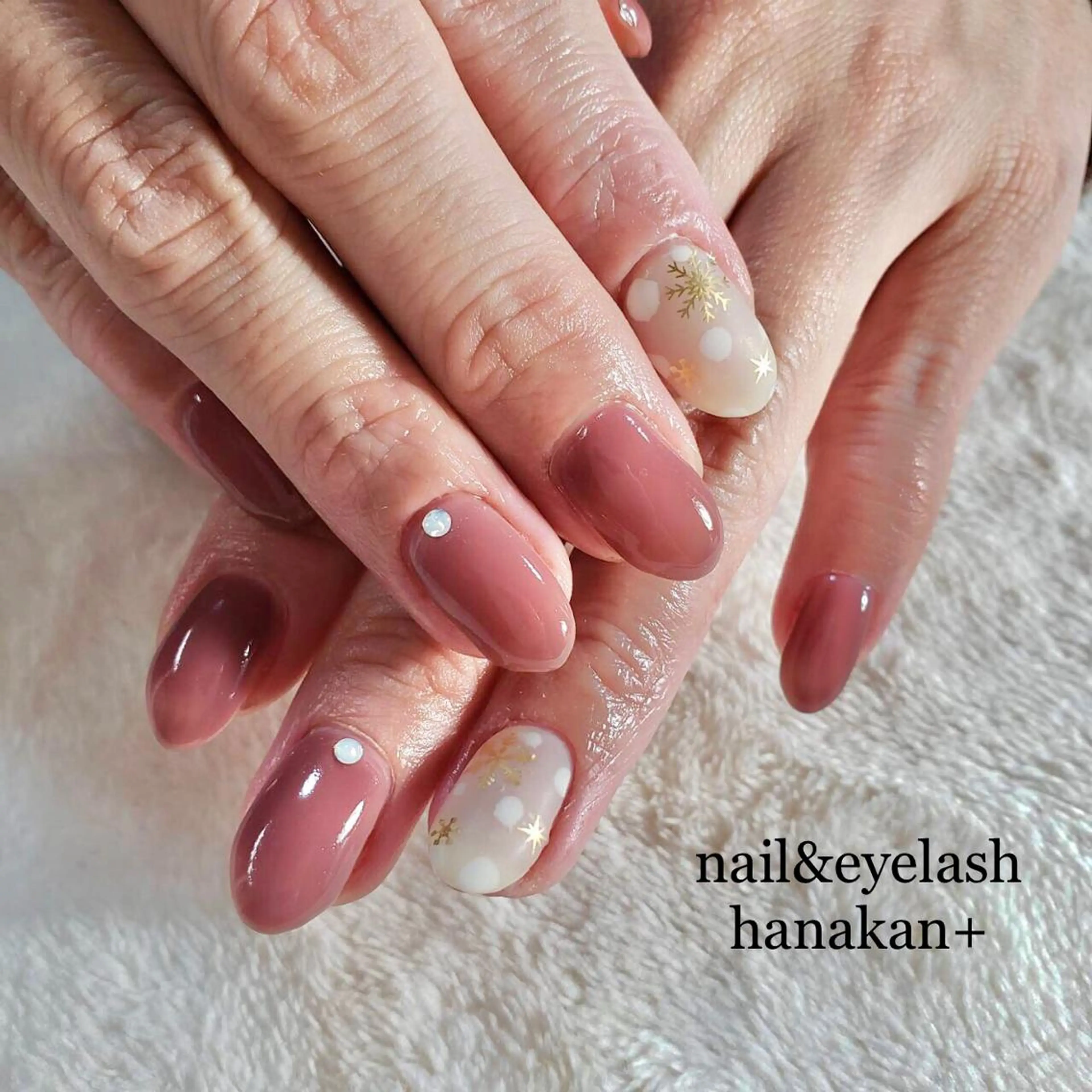 ネイル ストーンネイル ハンドネイル S Fumiのマツエク・マツパデザイン