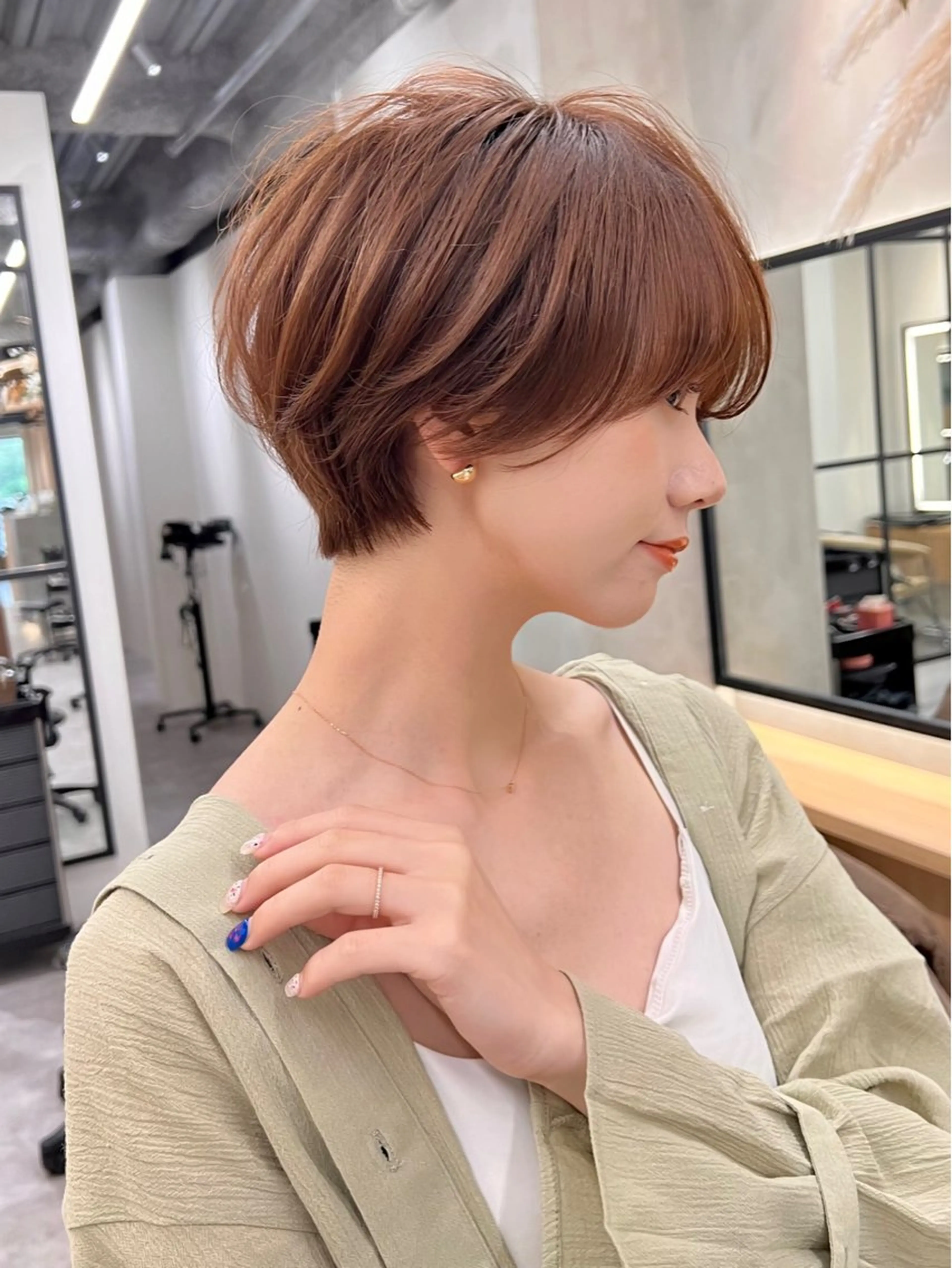 ショート ショートヘア 【似合わせ・レイヤー ・パーマ】海気のヘアスタイル