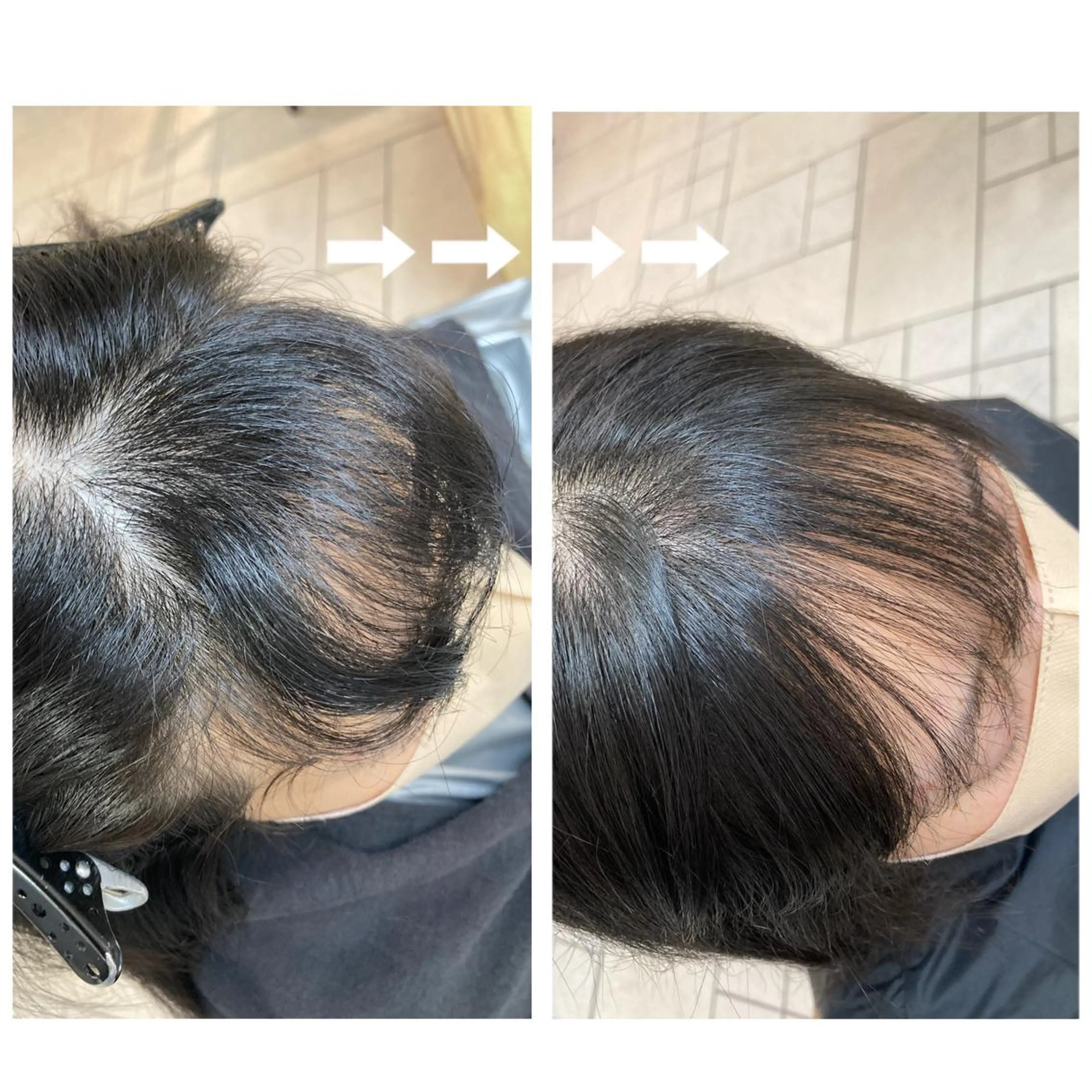 ロング カラー パーマ マカロン富田/本店 大門のヘアスタイル