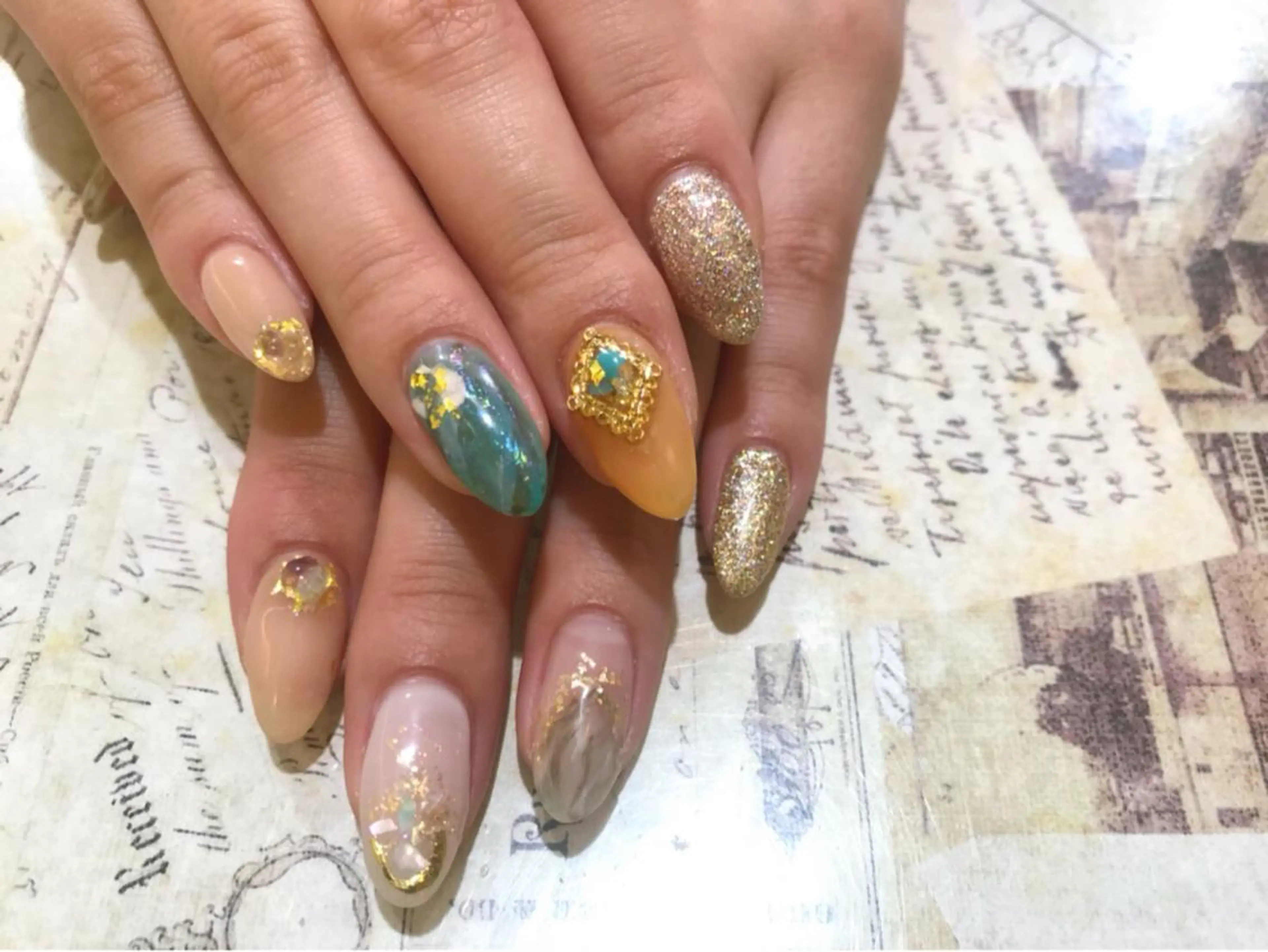 メンズ キッズ ネイル マツエク・マツパ a:Qネイル /久米川のネイルデザイン