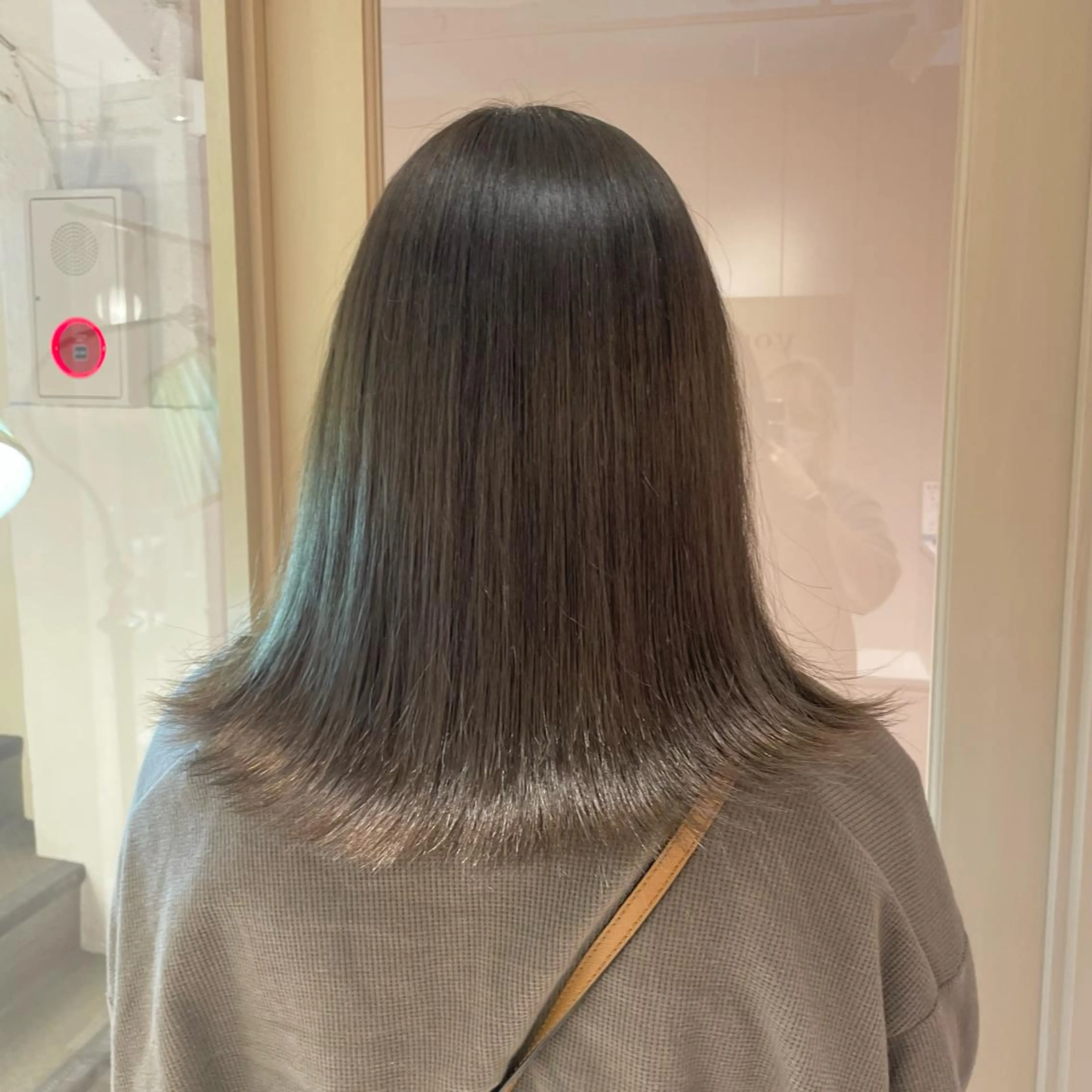 セミロング ヘアカラー トリートメント ヘッドスパ マホ/日吉/髪質改善 /レイヤー/ガーリーのヘアスタイル