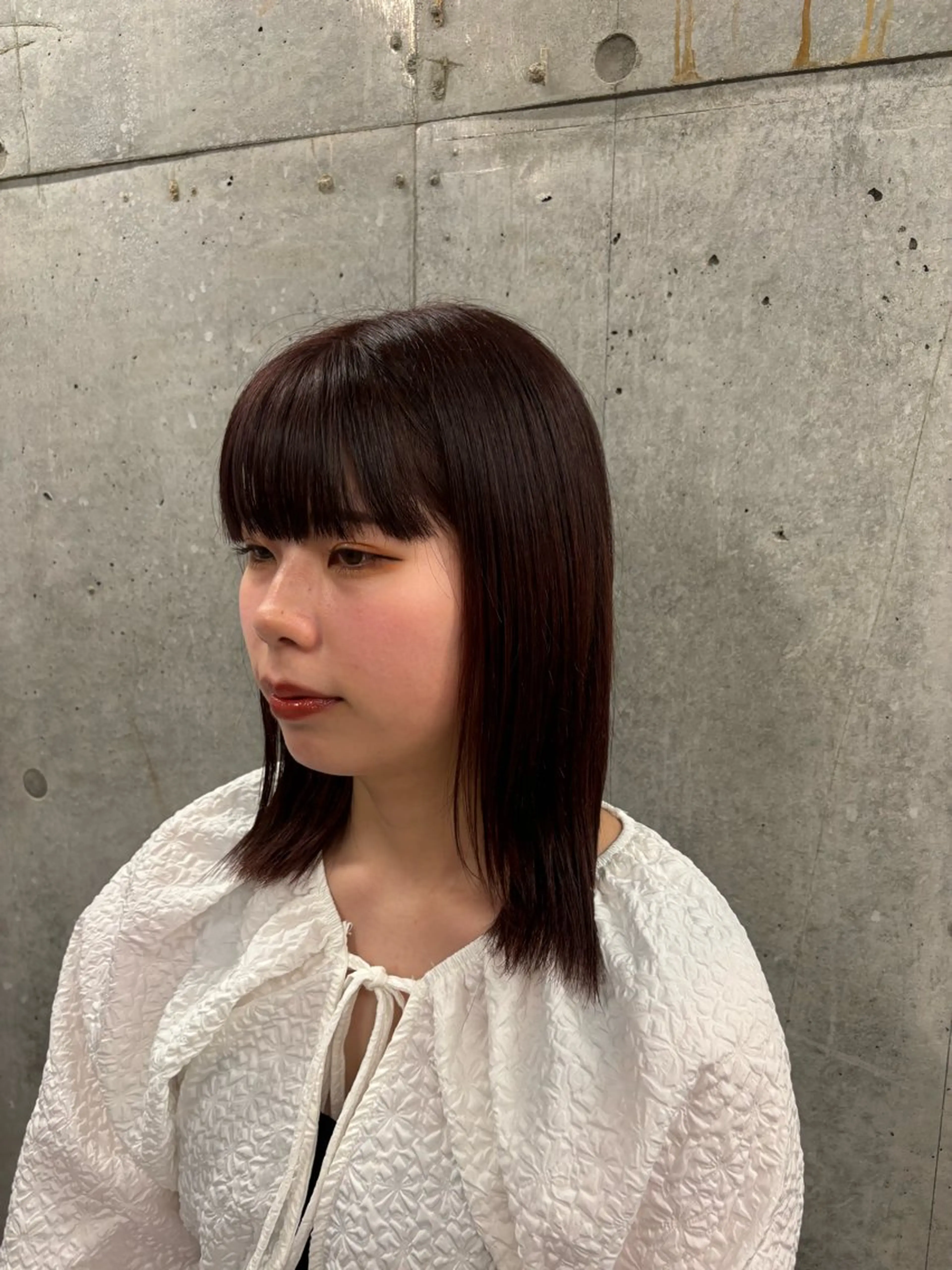 ミディアム ユイナ カットモデル募集中のヘアスタイル