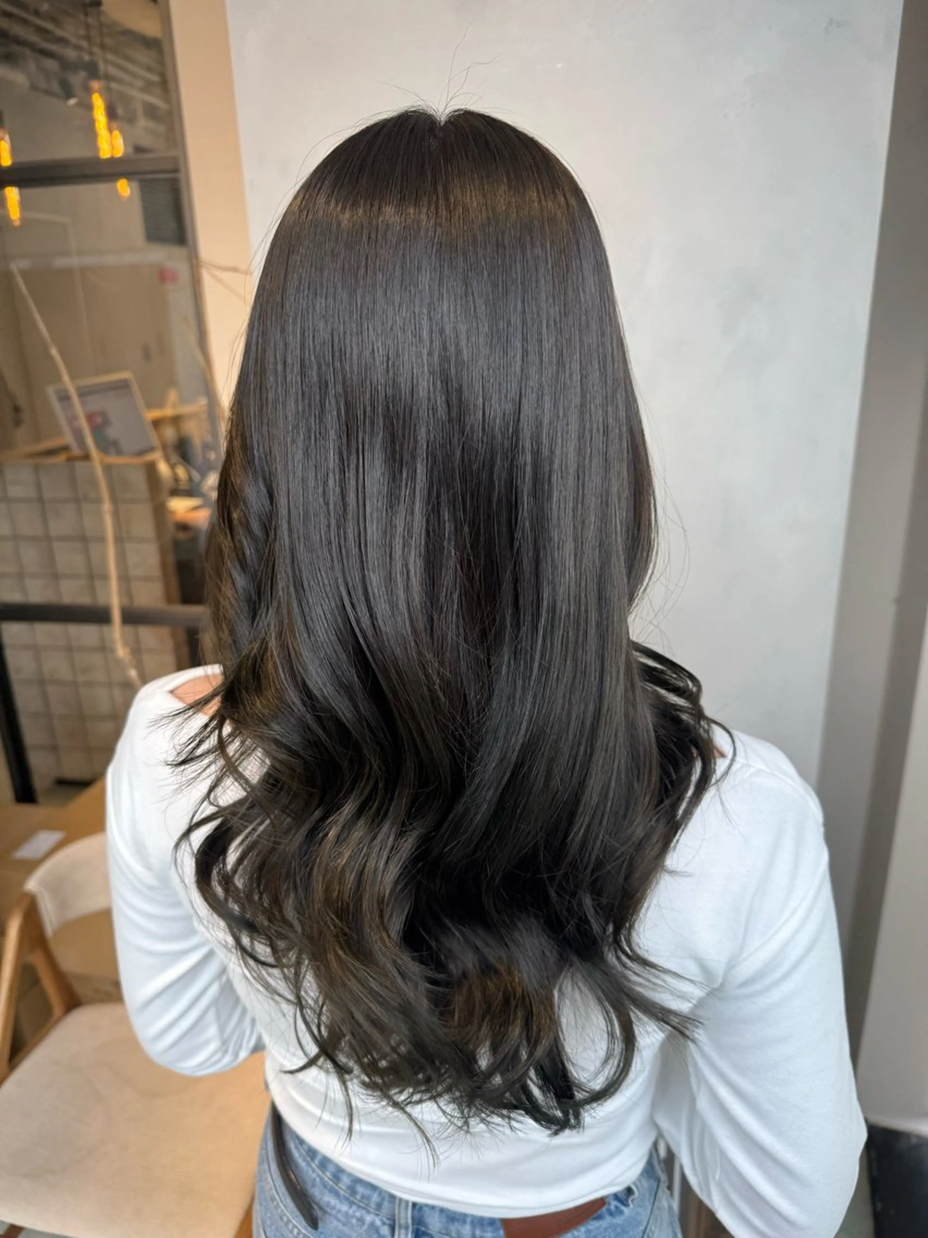 カラー 透明感カラー オリーブカラー ヘアカラー トリートメント 透明感カラー✨艶髪 制作🌱山根あゆみのヘアスタイル