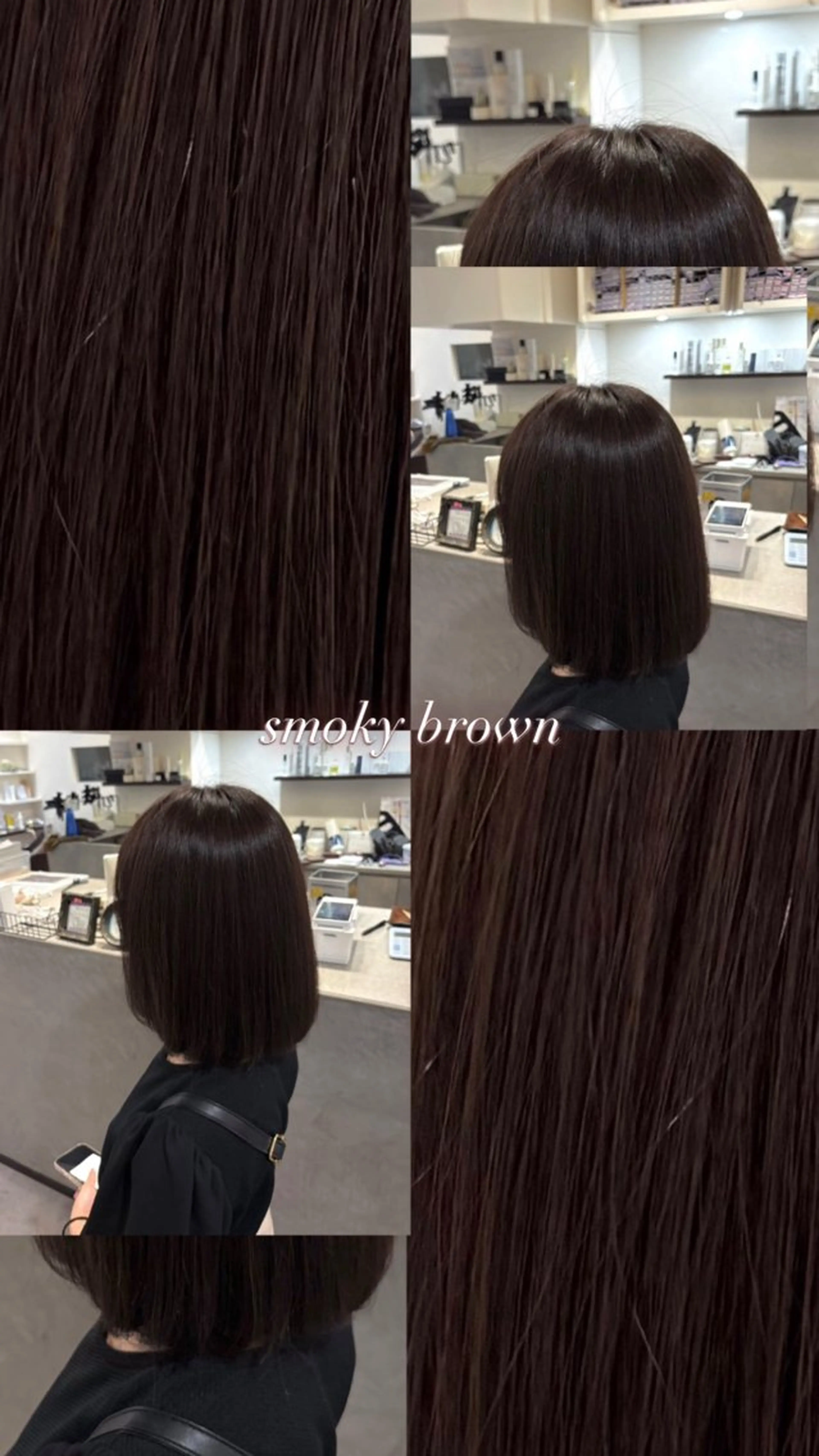ミディアム ヘアカラー はしもとひより/ 巻ける矯正/艶カラーのヘアスタイル