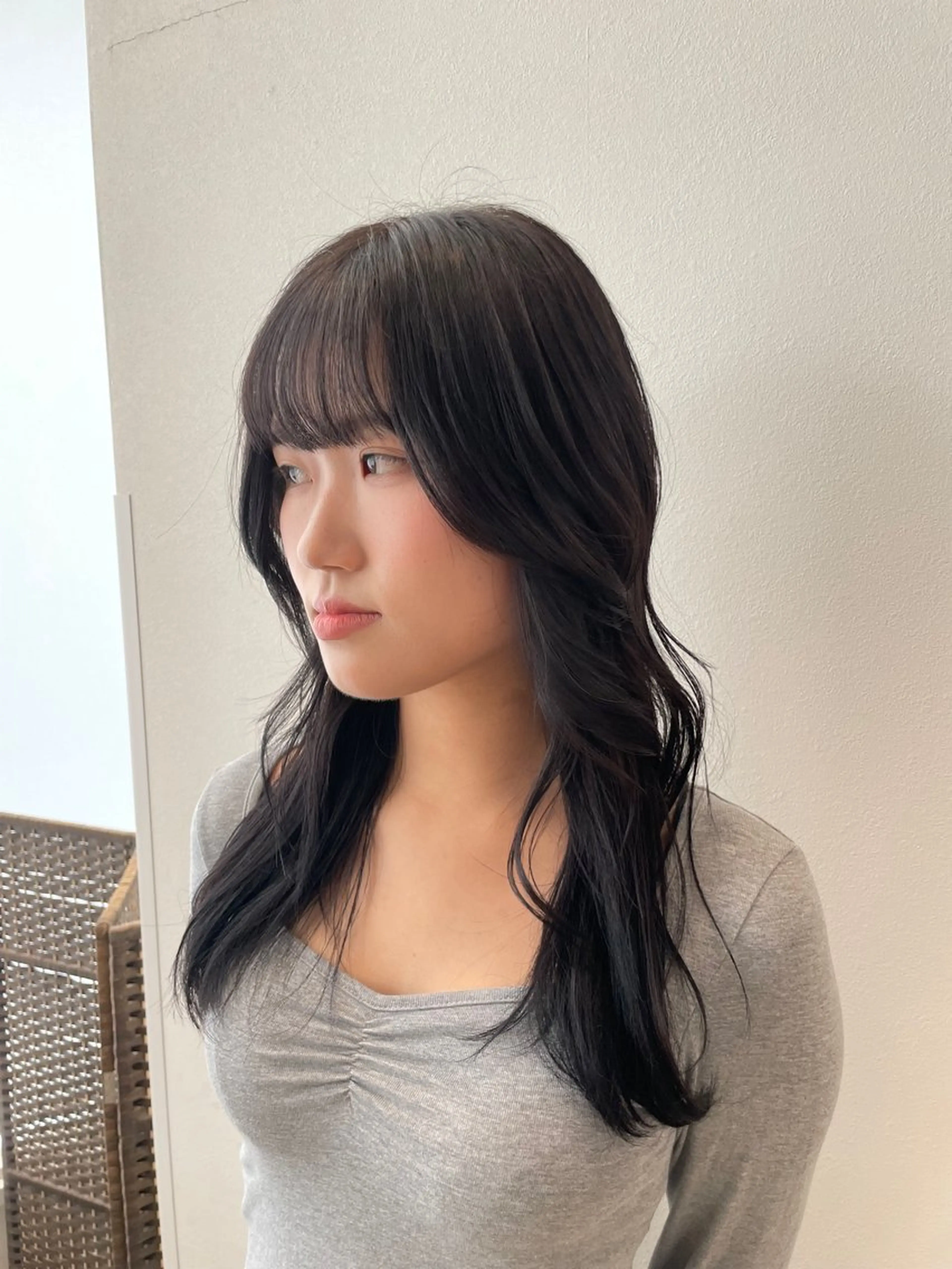 ロング カラー カット ヘアカラー トリートメント k-twoたき✨艶感 カラー/美髪矯正のヘアスタイル