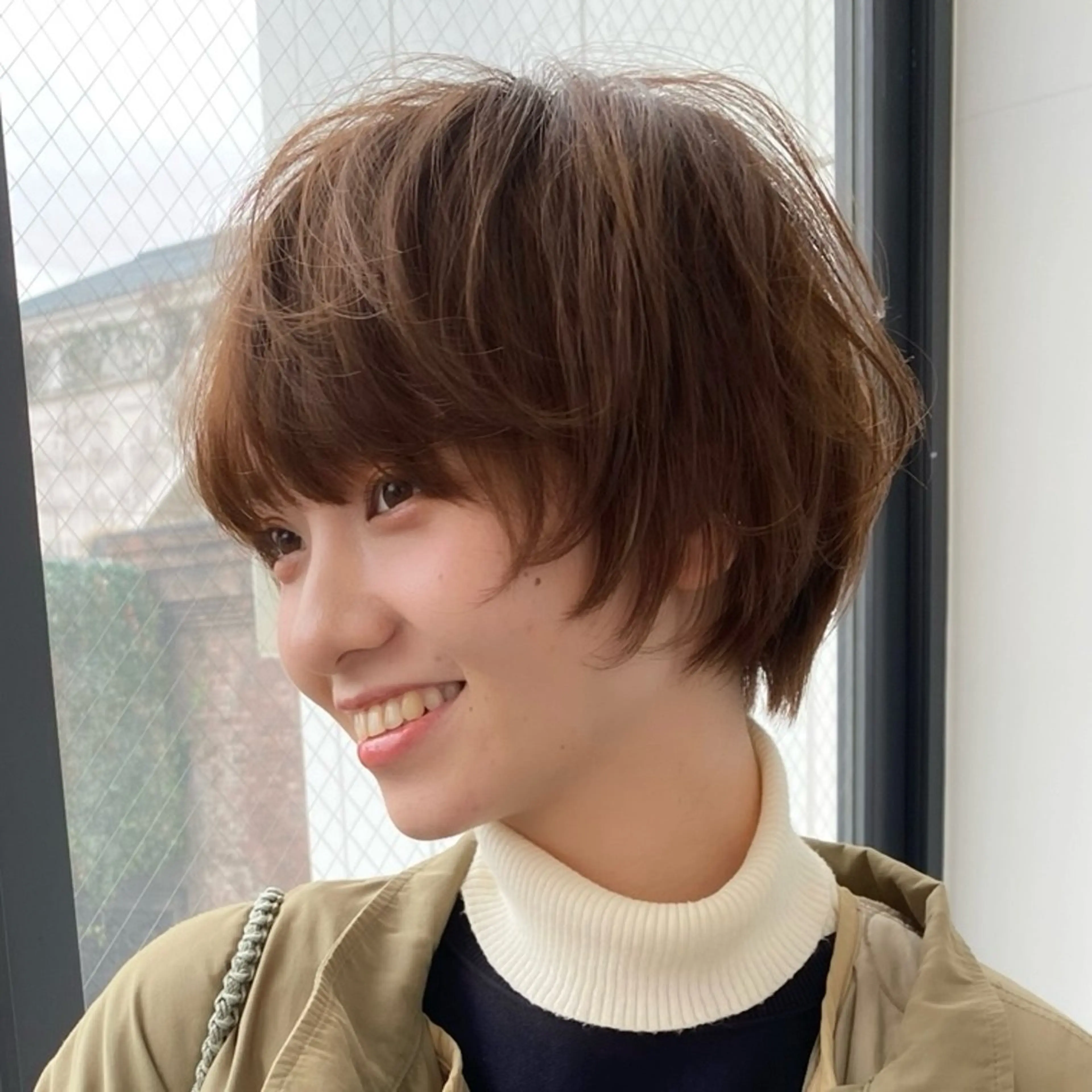 🌿似合わせカット✖️パーマ✖️艶カラー✖️保湿トリートメントショート🌿の写真