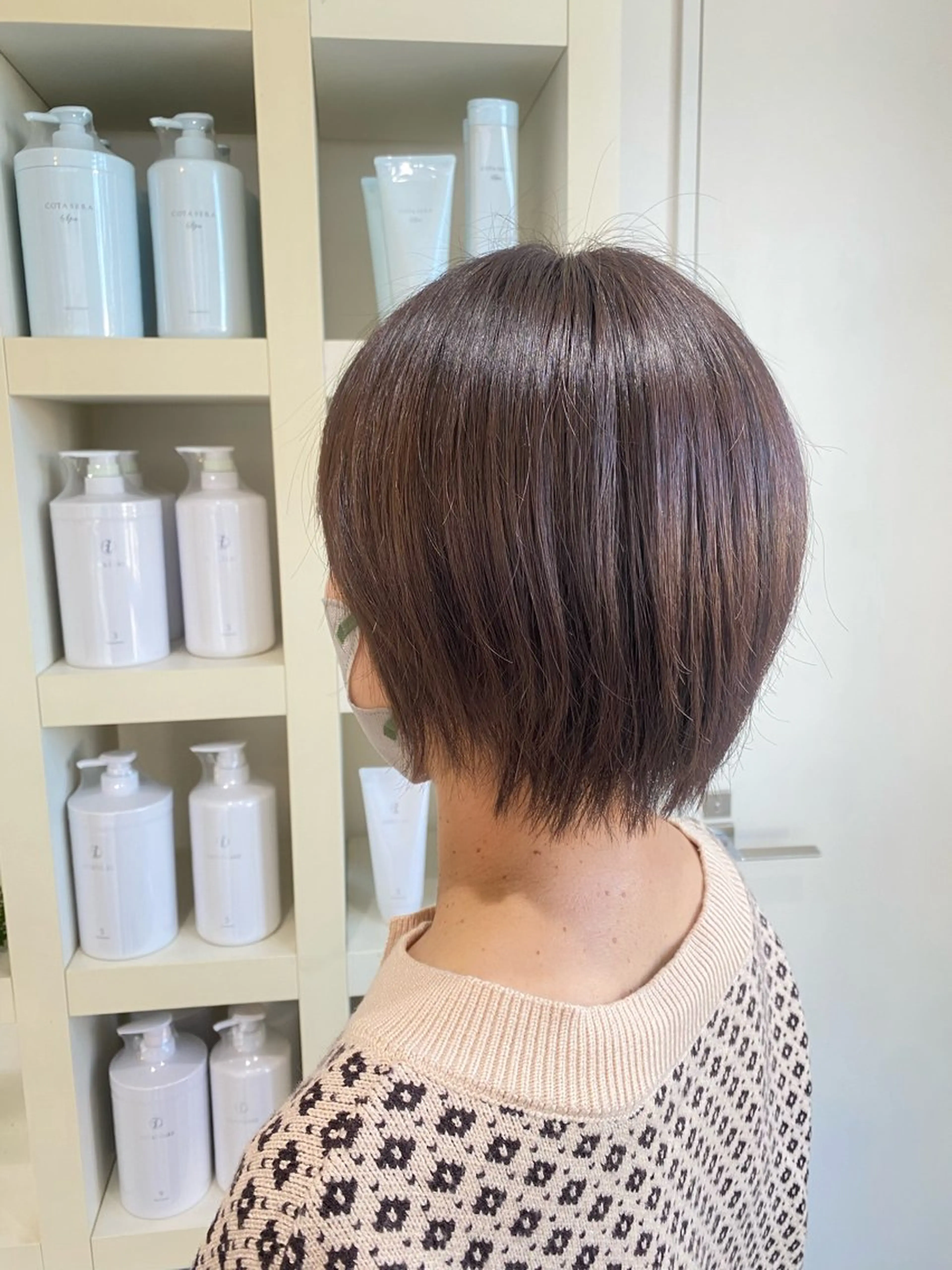 ショート カラー ブラウンカラー ナチュラルブラウン 三田 一希のヘアスタイル