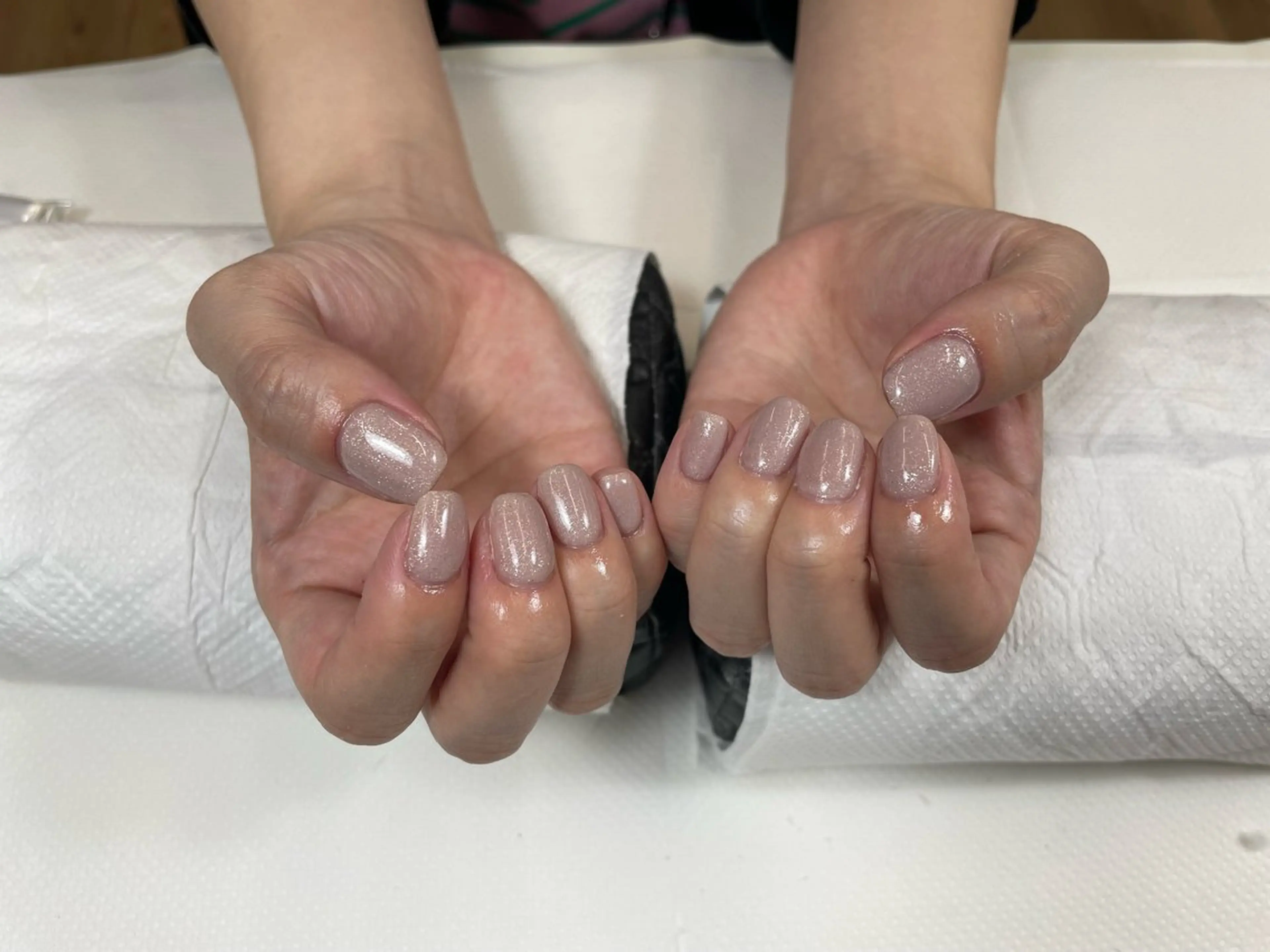 ネイル ラメ(グリッター) ワンカラーネイル miya masako💫のネイルデザイン