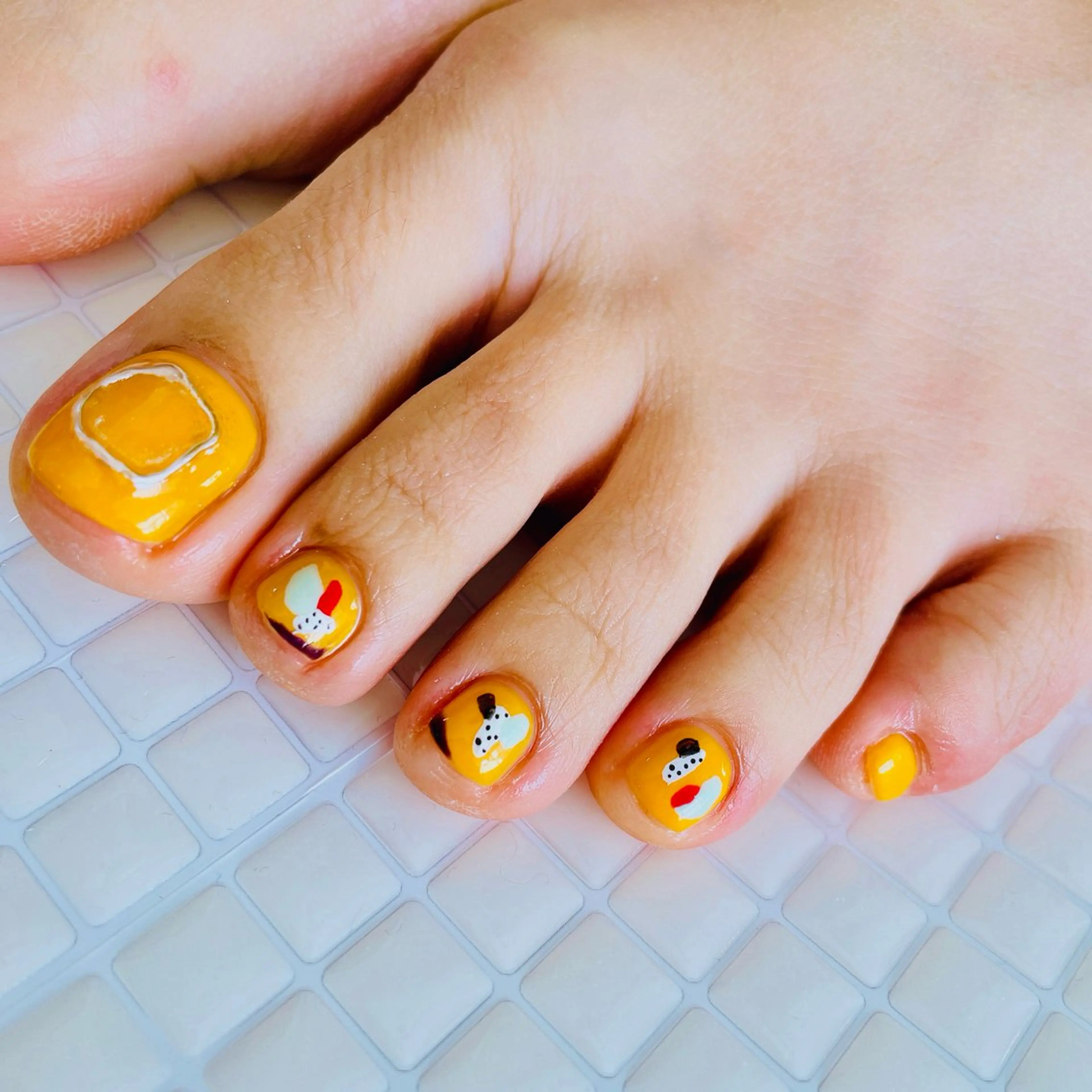 ネイル 持ち込み フットネイル tsumeasobi所属・tsumeasobi 🪬macoのネイルデザイン