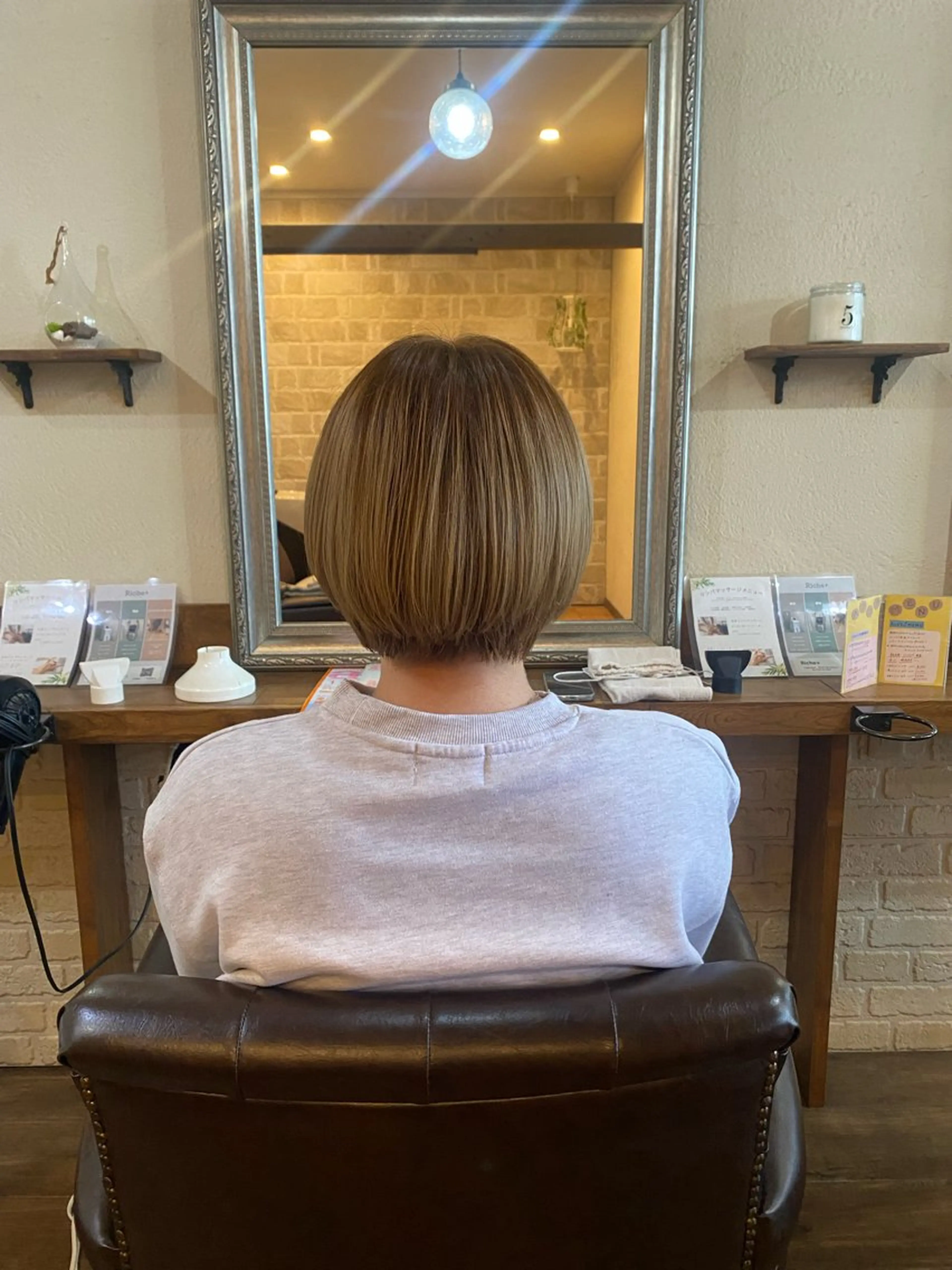 ショート Hair & Eyelash Riche所属・肥田 夕蘭のヘアスタイル