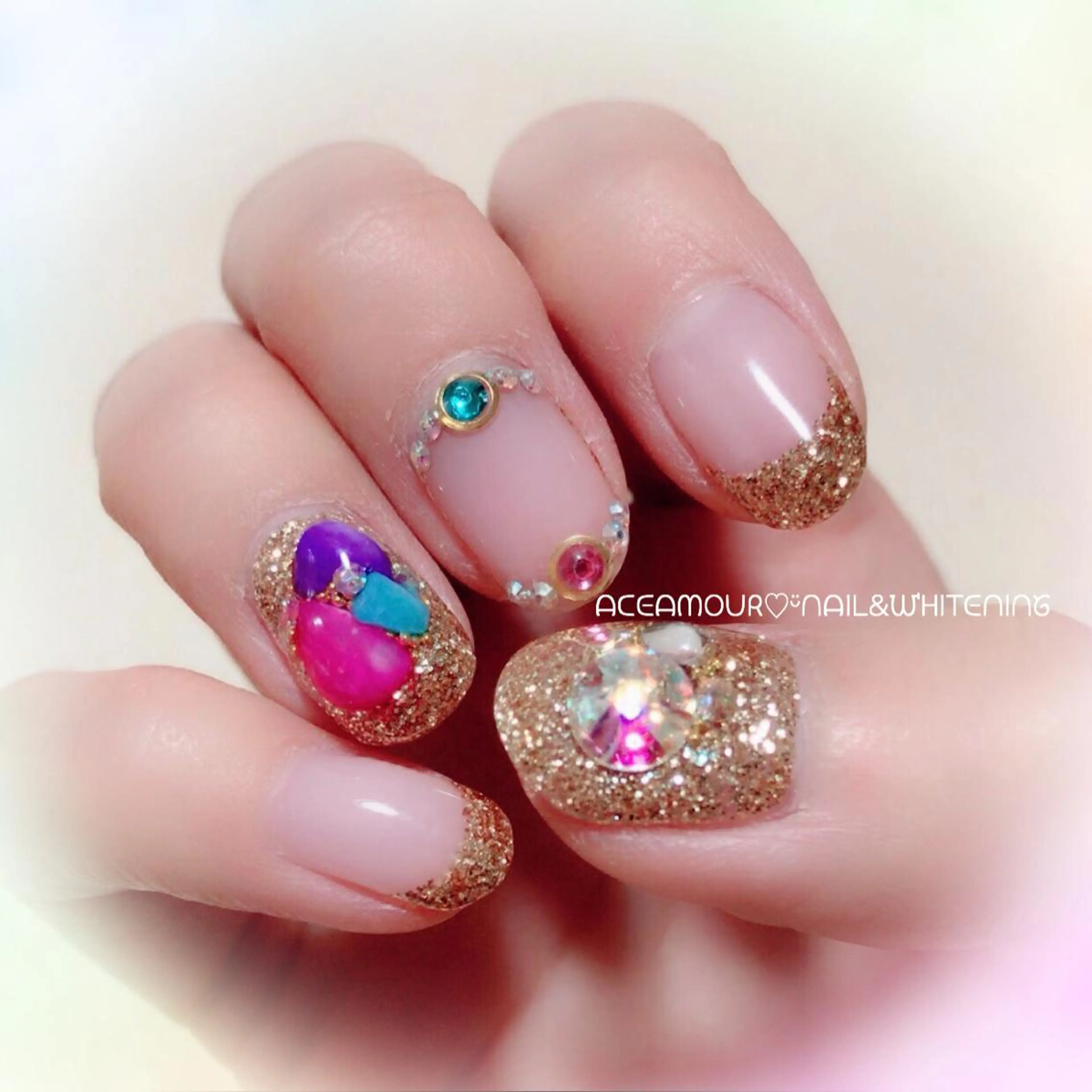 ネイル ネイル/耳つぼ /新ホワイトニングのネイルデザイン