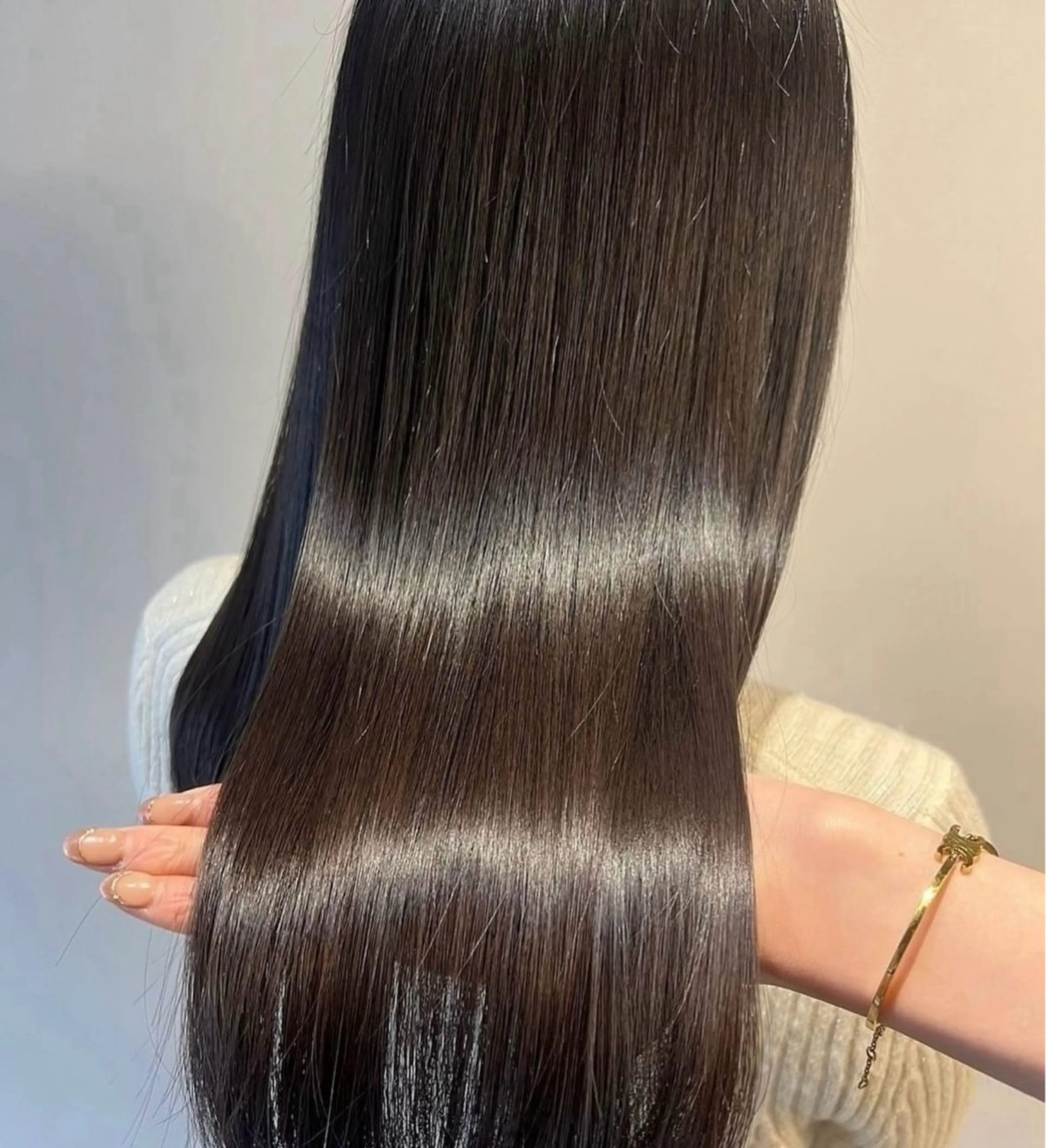 ワンカラー + 髪質改善✨うるツヤ酸熱トリートメント🪞🪄の写真