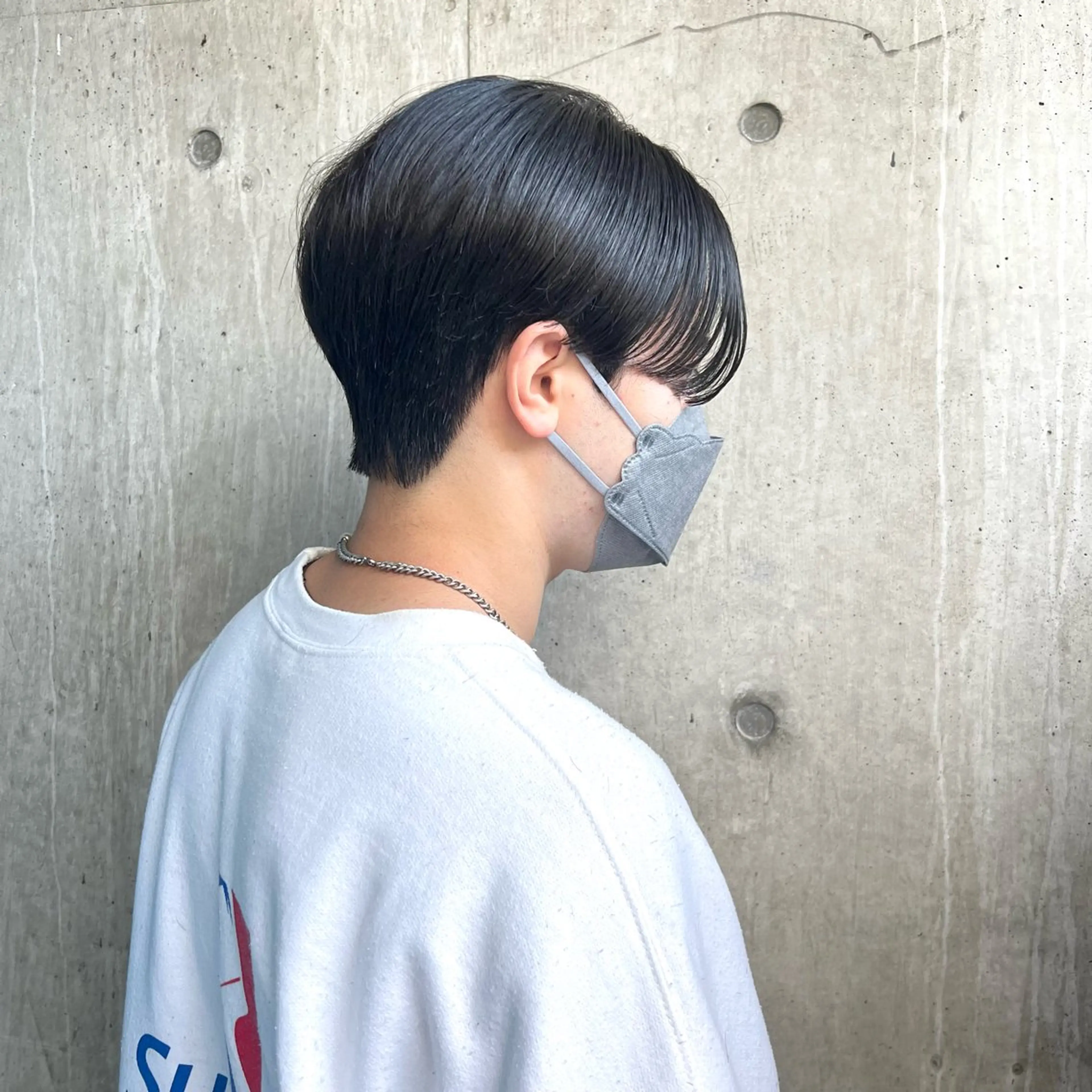 【メンズ限定】メンズカット＋ダウンパーマ　トレンドのダウンパーマ、襟足のクセやもみあげのうねりが気になる方こちらの写真