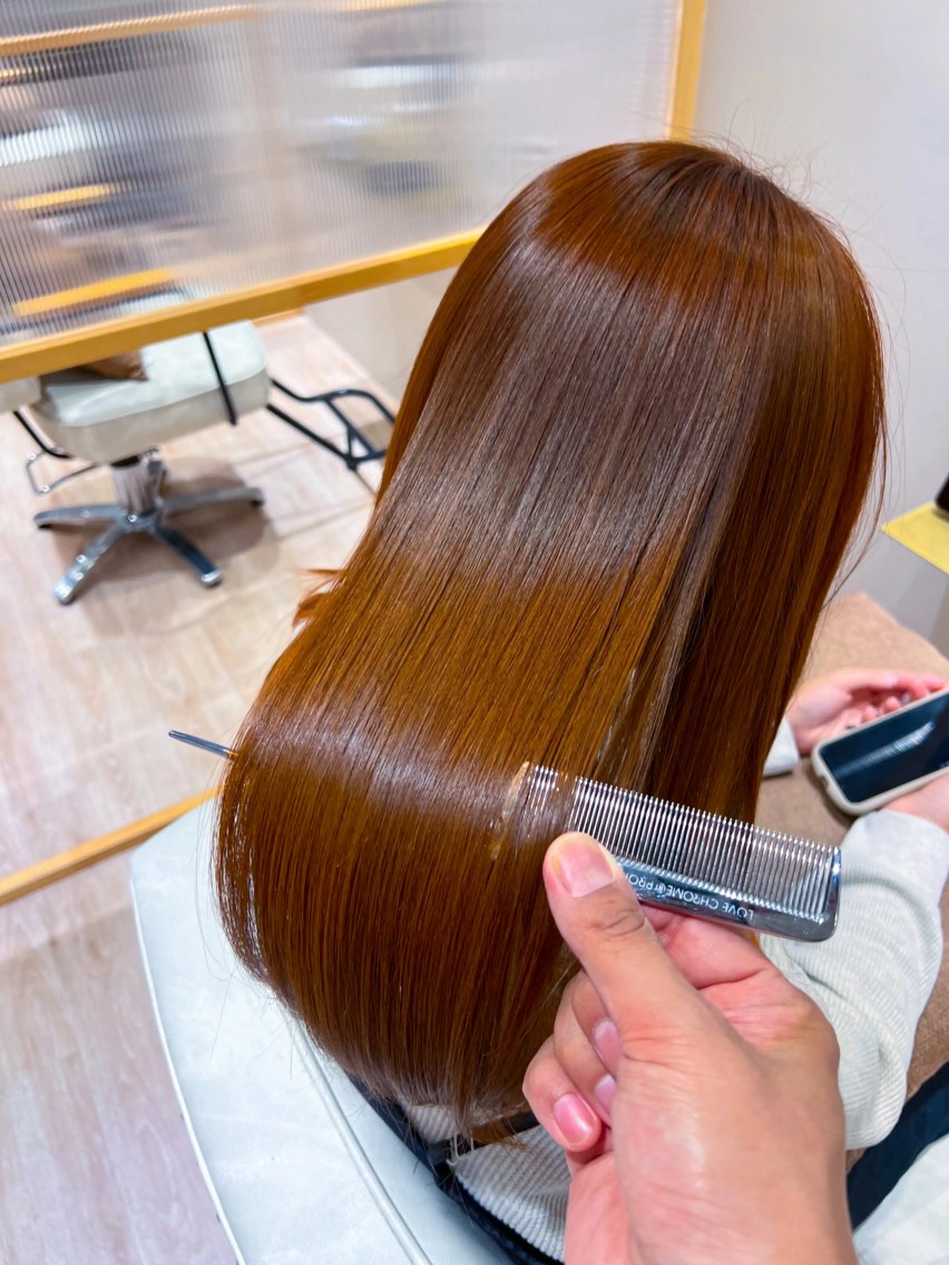 ✨圧倒的艶感No.1✨🌈Premium髪質改善トリートメント+ケアカラー+カット🌈の写真