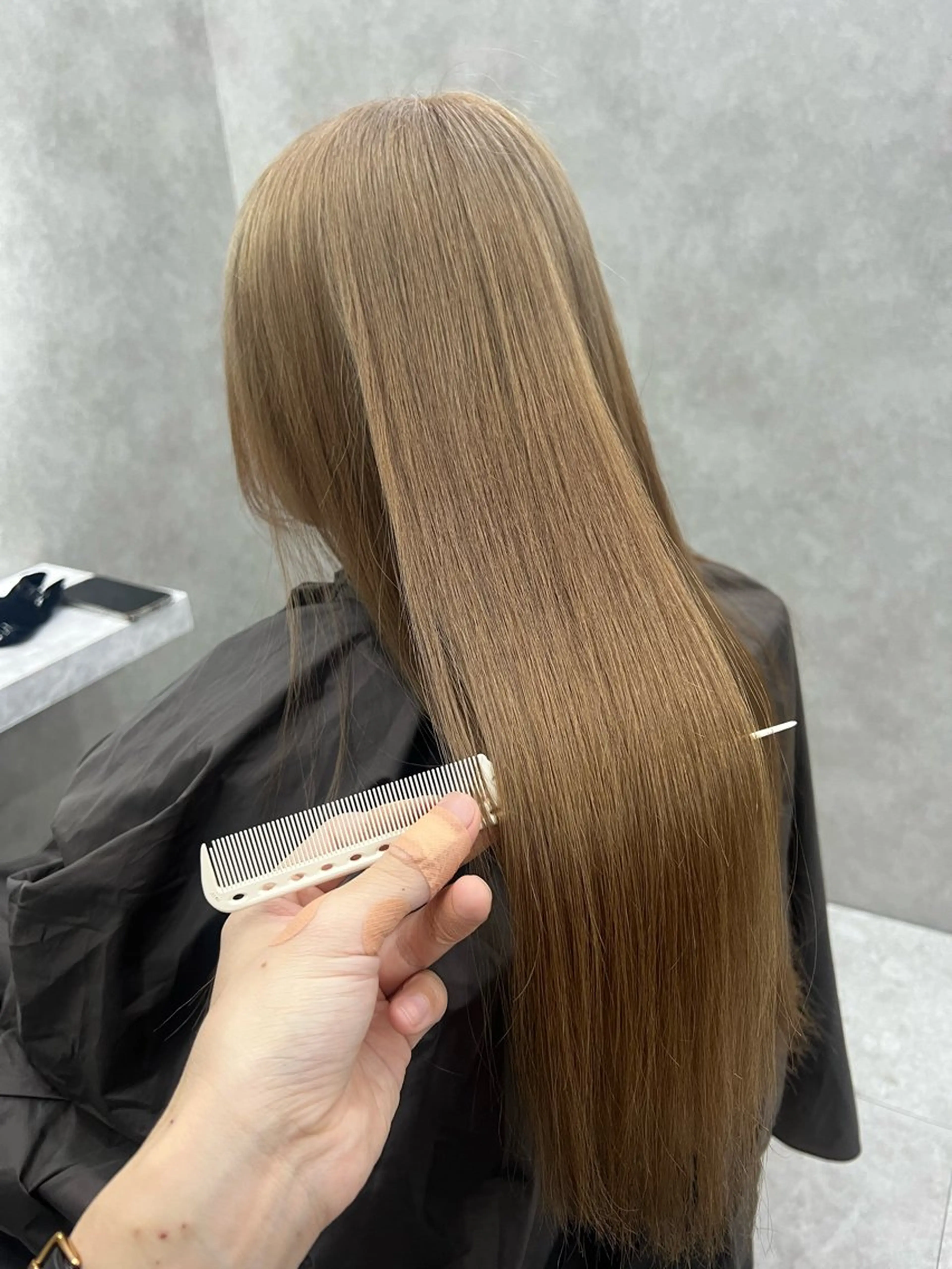 ロング 髪質改善 カット ヘアカラー トリートメント 髪質改善×透明感× 小顔/店長 河井雄貴のヘアスタイル