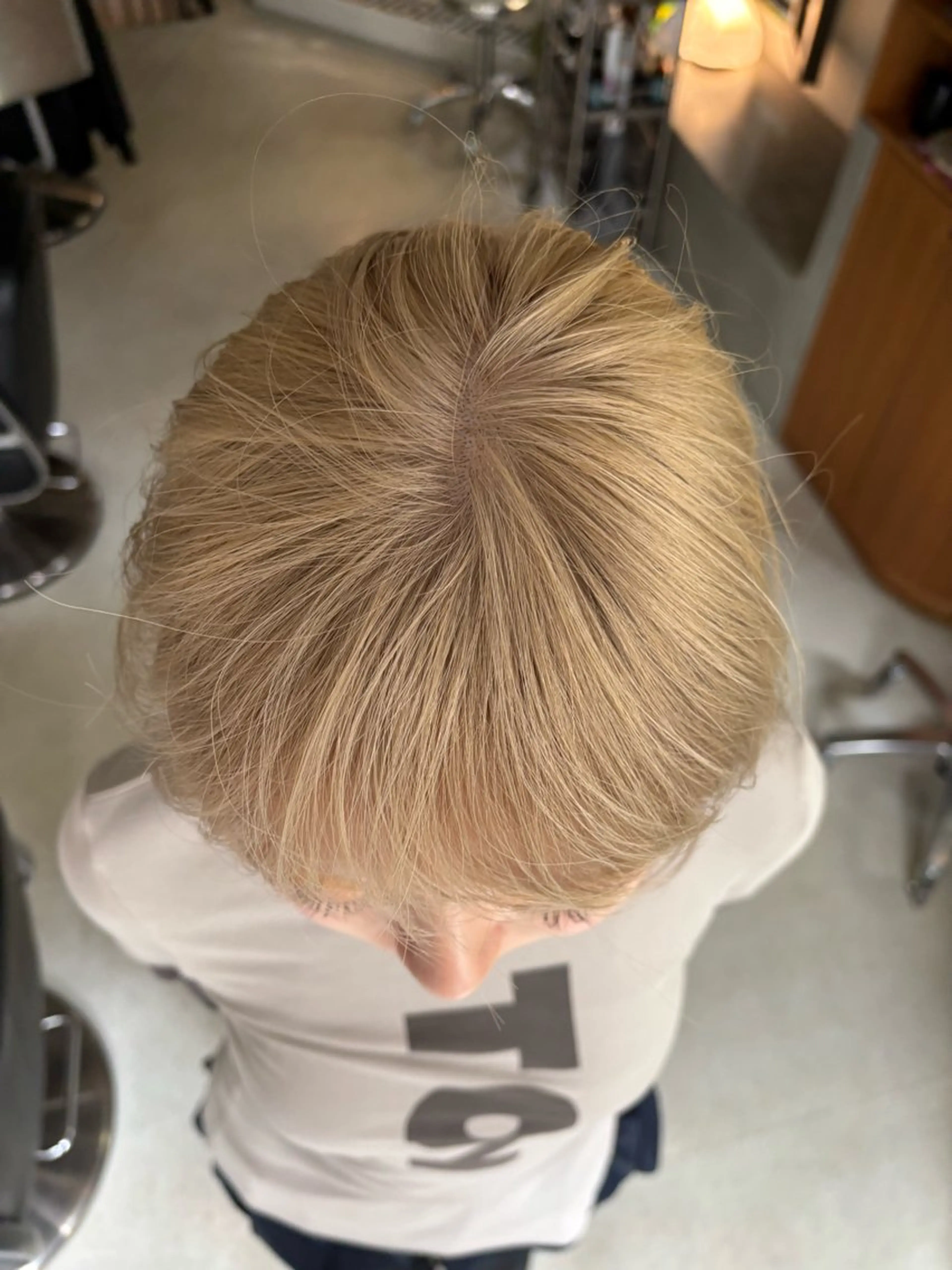 ミディアム ヘアカラー 田中 隼斗のヘアスタイル