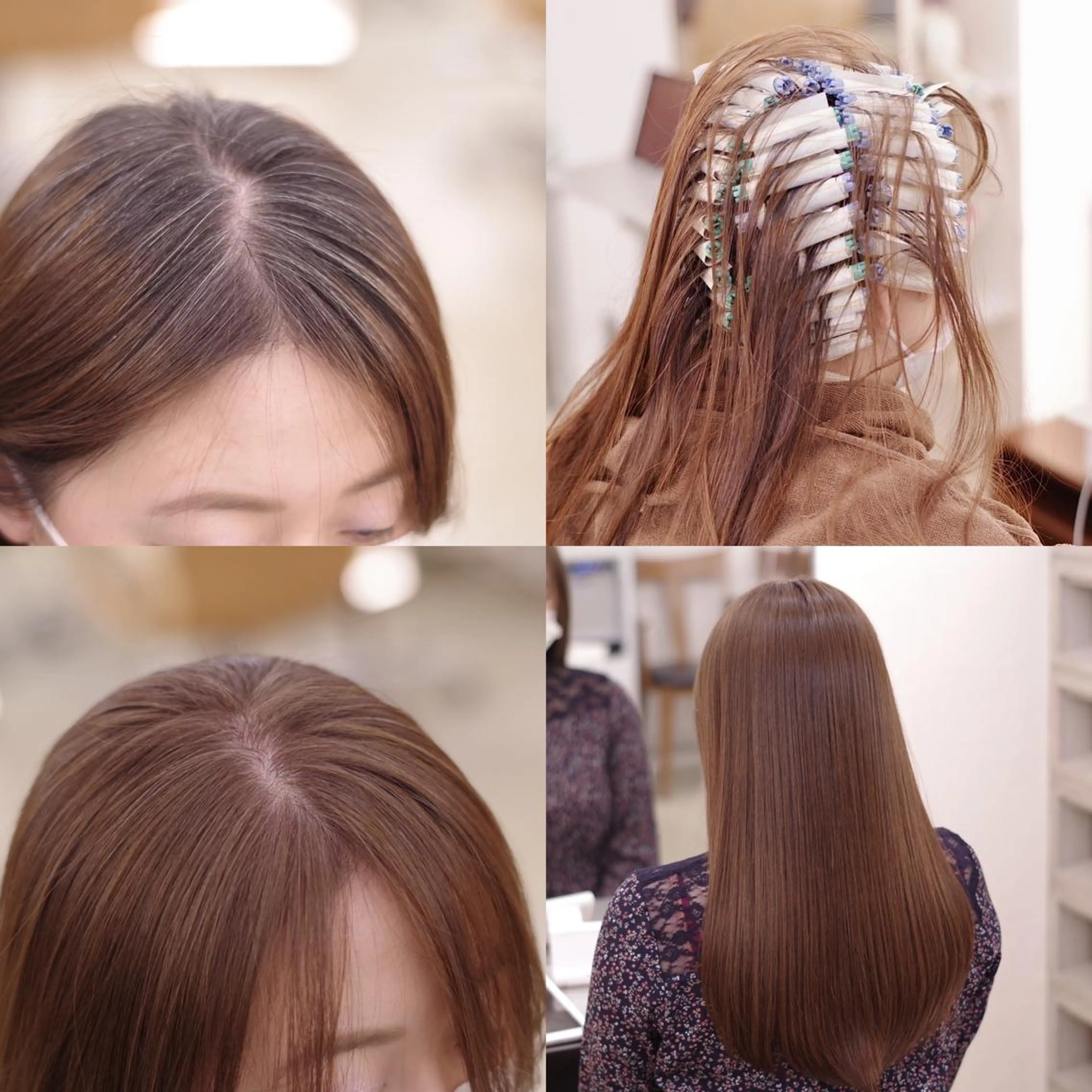 カラー ハイライトカラー 白髪ぼかし/美髪矯正 /宮崎陽平のヘアスタイル