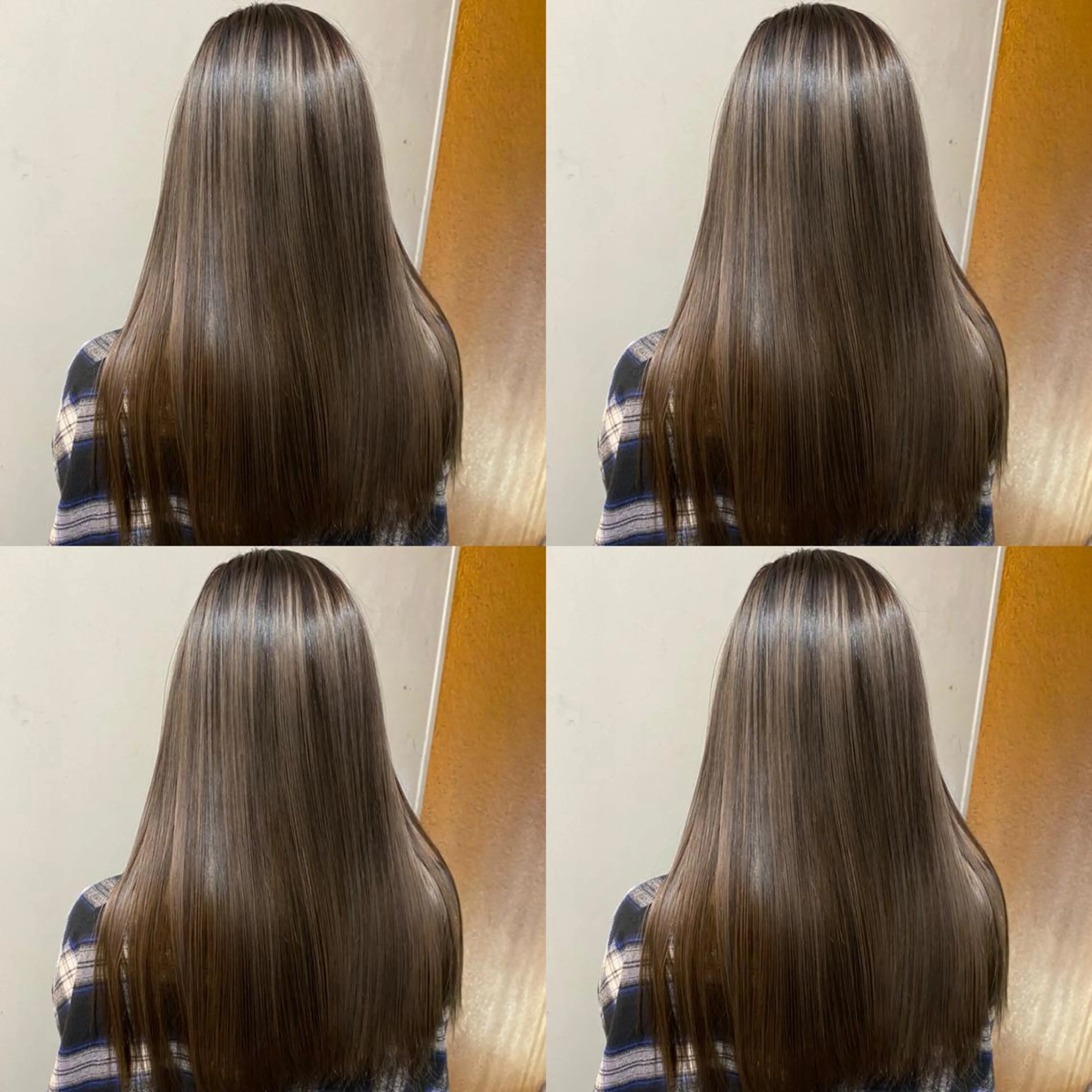 ミディアム カラー アッシュ ベージュカラー ハイライトカラー ハイトーンカラー イルミナカラー ご予約 宜しくお願いします！のヘアスタイル