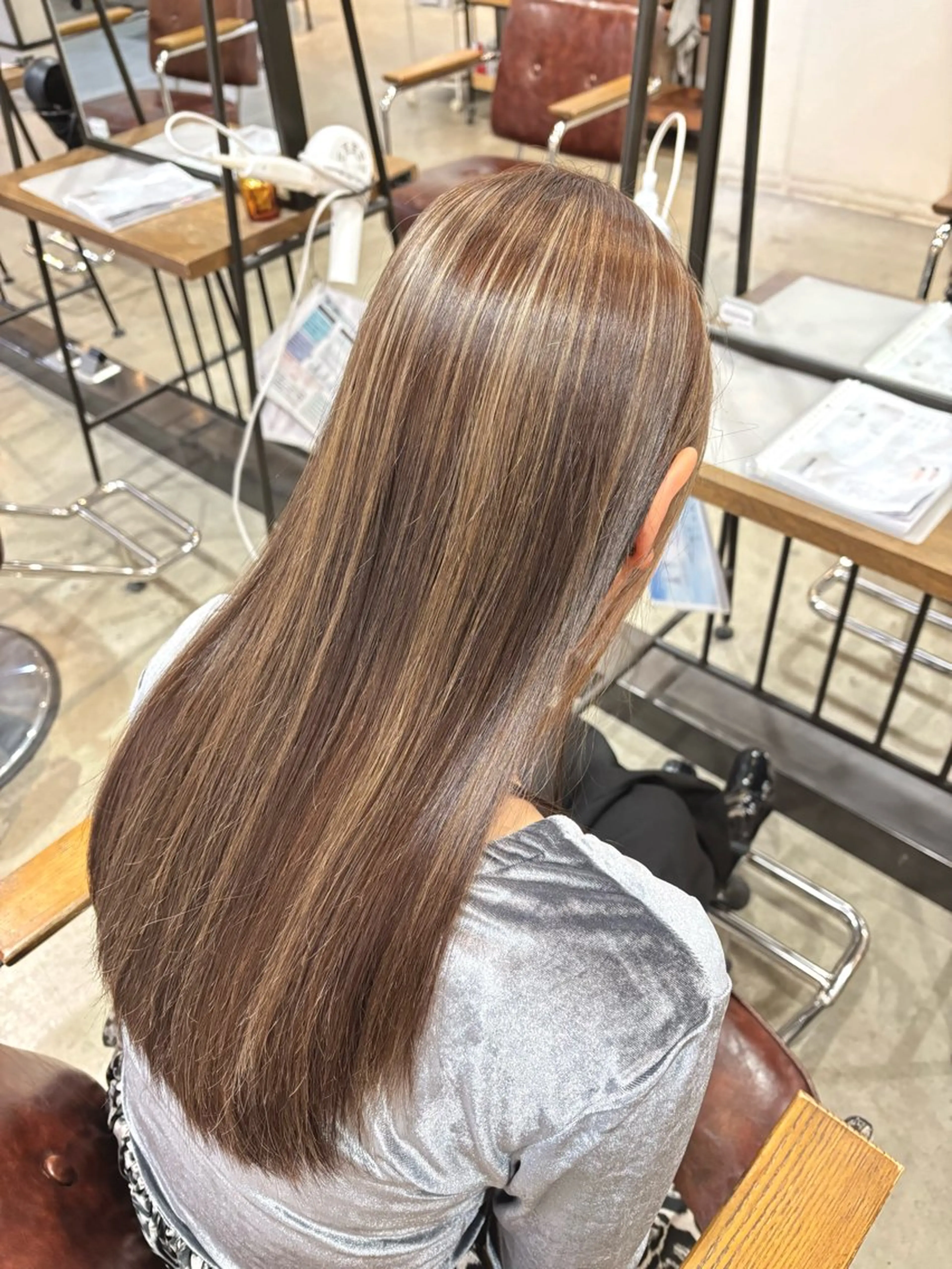 ロング カラー ヘアカラー トリートメント 🫧艶髪/透明感🫧 EIGHT/丸山のヘアスタイル