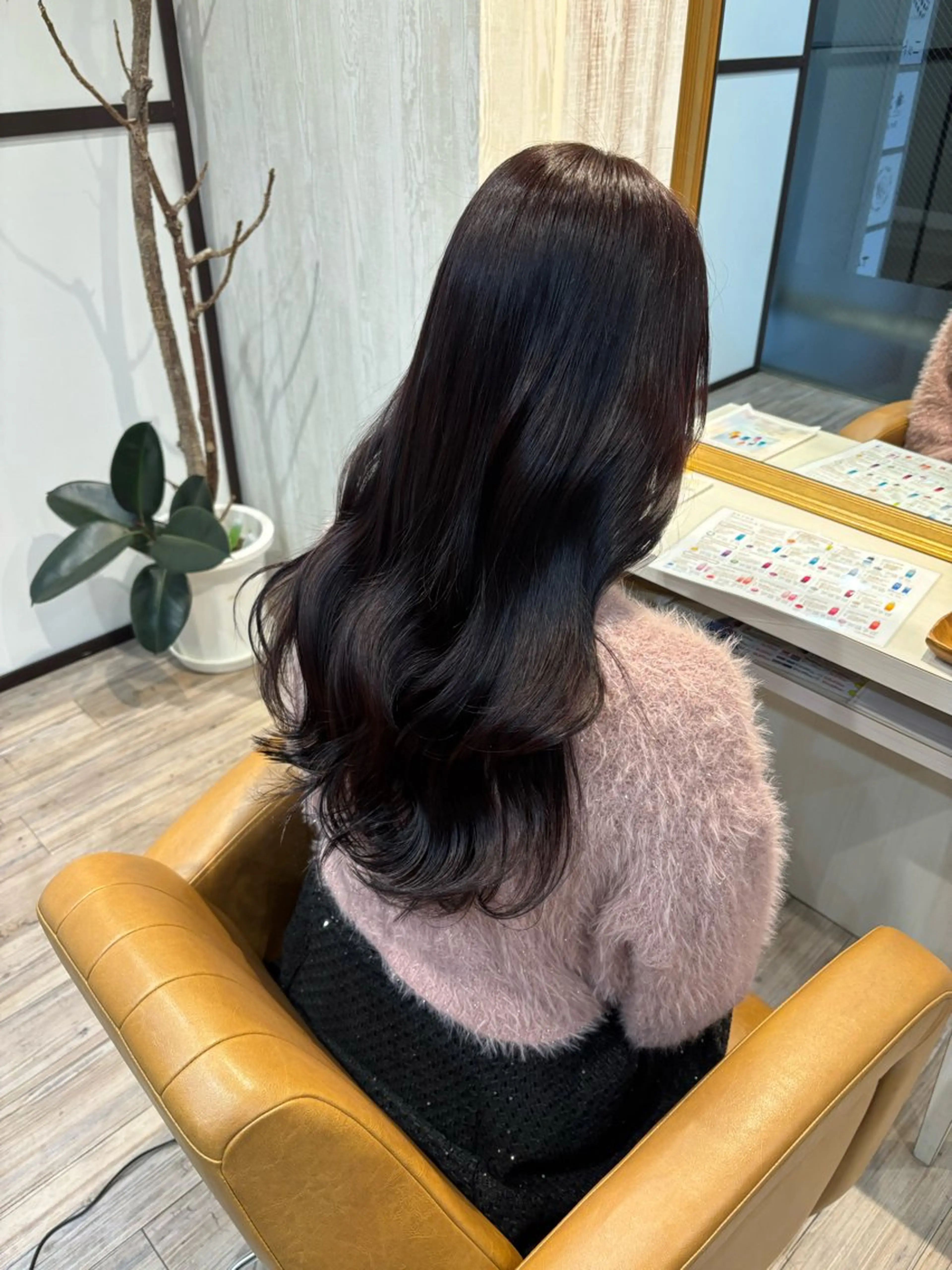 ロング カラー yui🥀/ボブ /ブリーチなしカラーのヘアスタイル