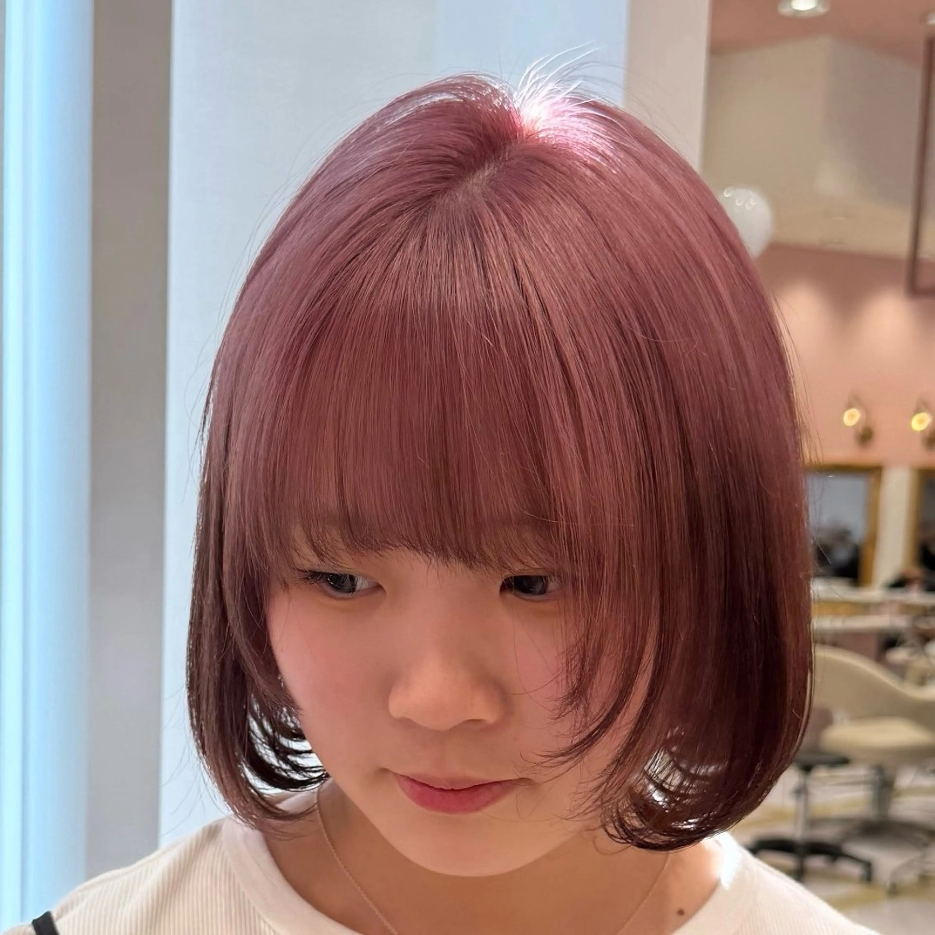 ショート カラー ブリーチ ブラウンカラー ピンクカラー ヘアカラー LUPI by Lee/fuukaのヘアスタイル